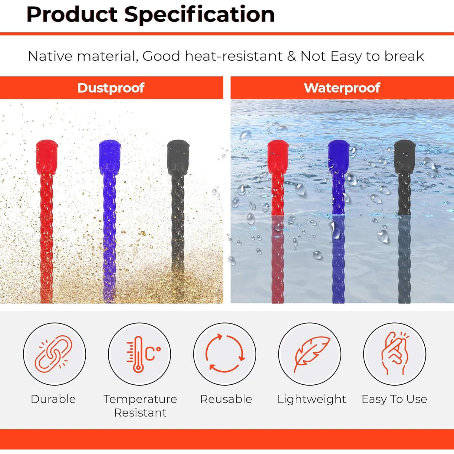 Bridas de Silicona Reutilizables Caballo Fortuna - 12 Piezas 30.48 cm