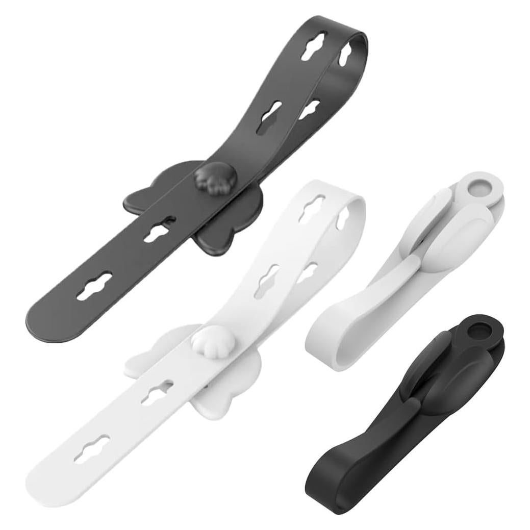 Organizador de Cables BOSOIRSOU 4 Pcs Silicona 20-25 cm