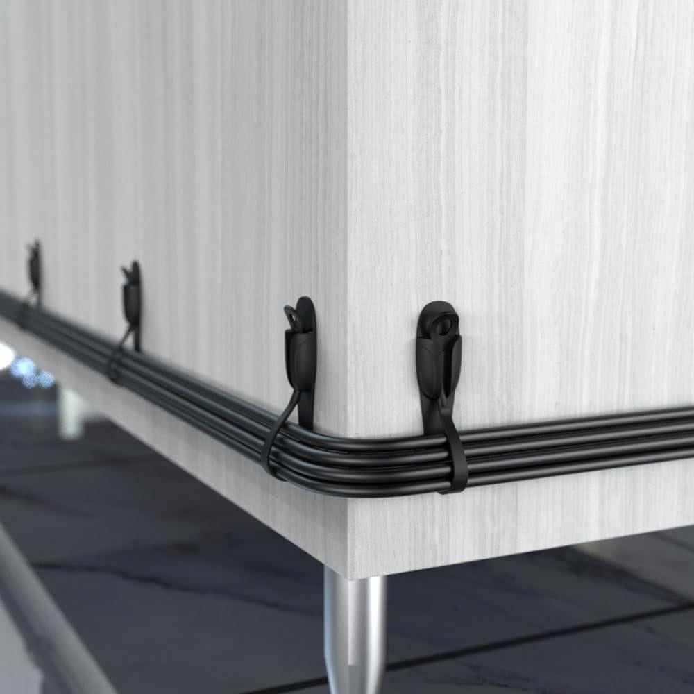 Organizador de Cables BOSOIRSOU 4 Pcs Silicona 20-25 cm