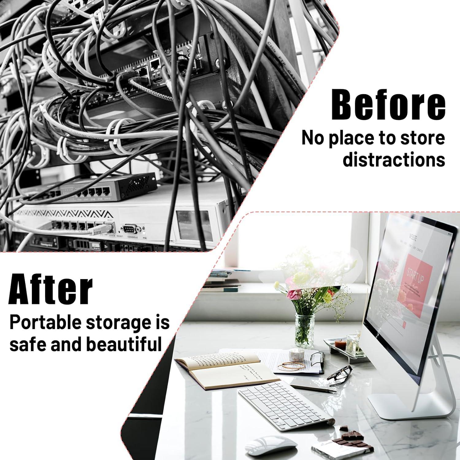 30 Sujetadores de Silicona Reutilizables 20 cm Multiusos