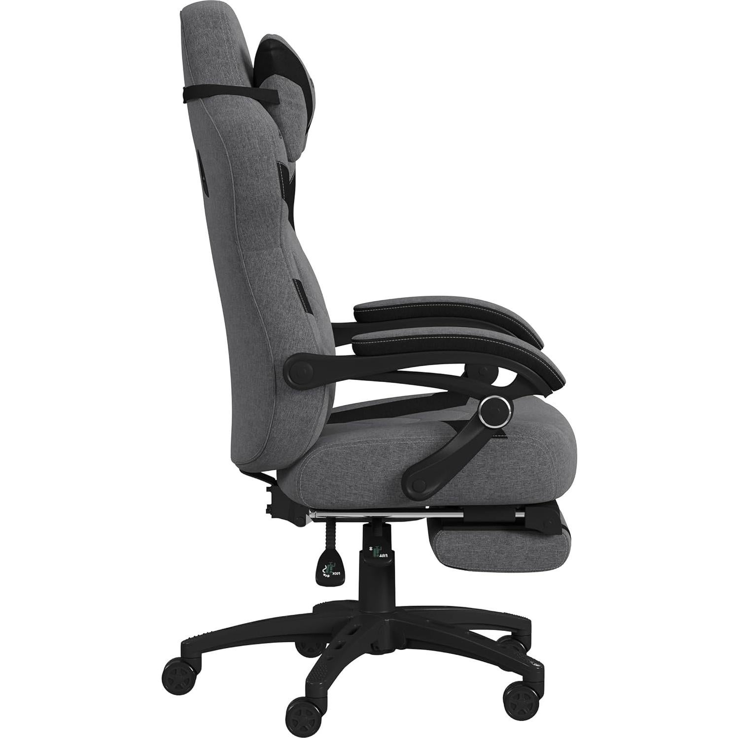 Silla de Juego RESPAWN 110 Pro Reclinable con Reposapiés