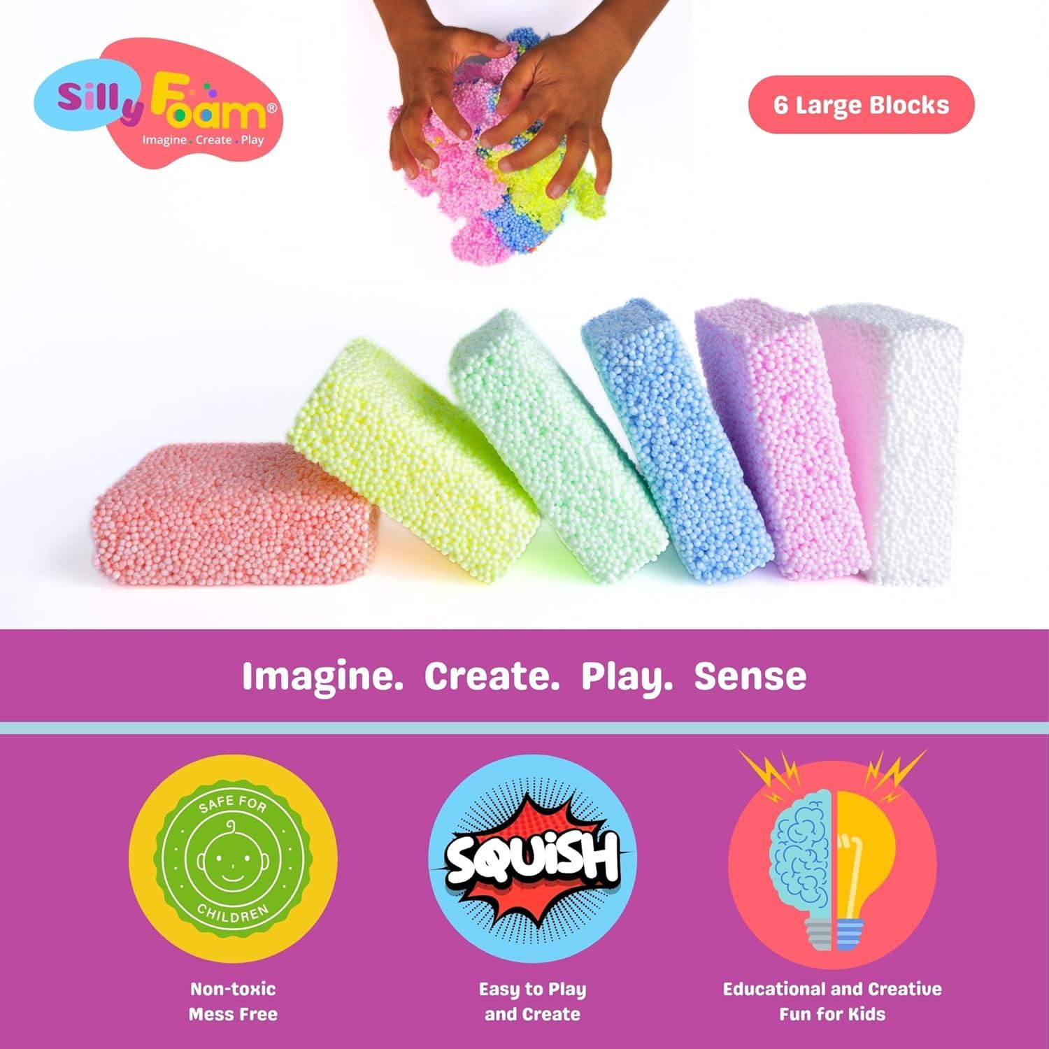 Bolas de Espuma Creativa LYRK 2 Colores Neón para Niños