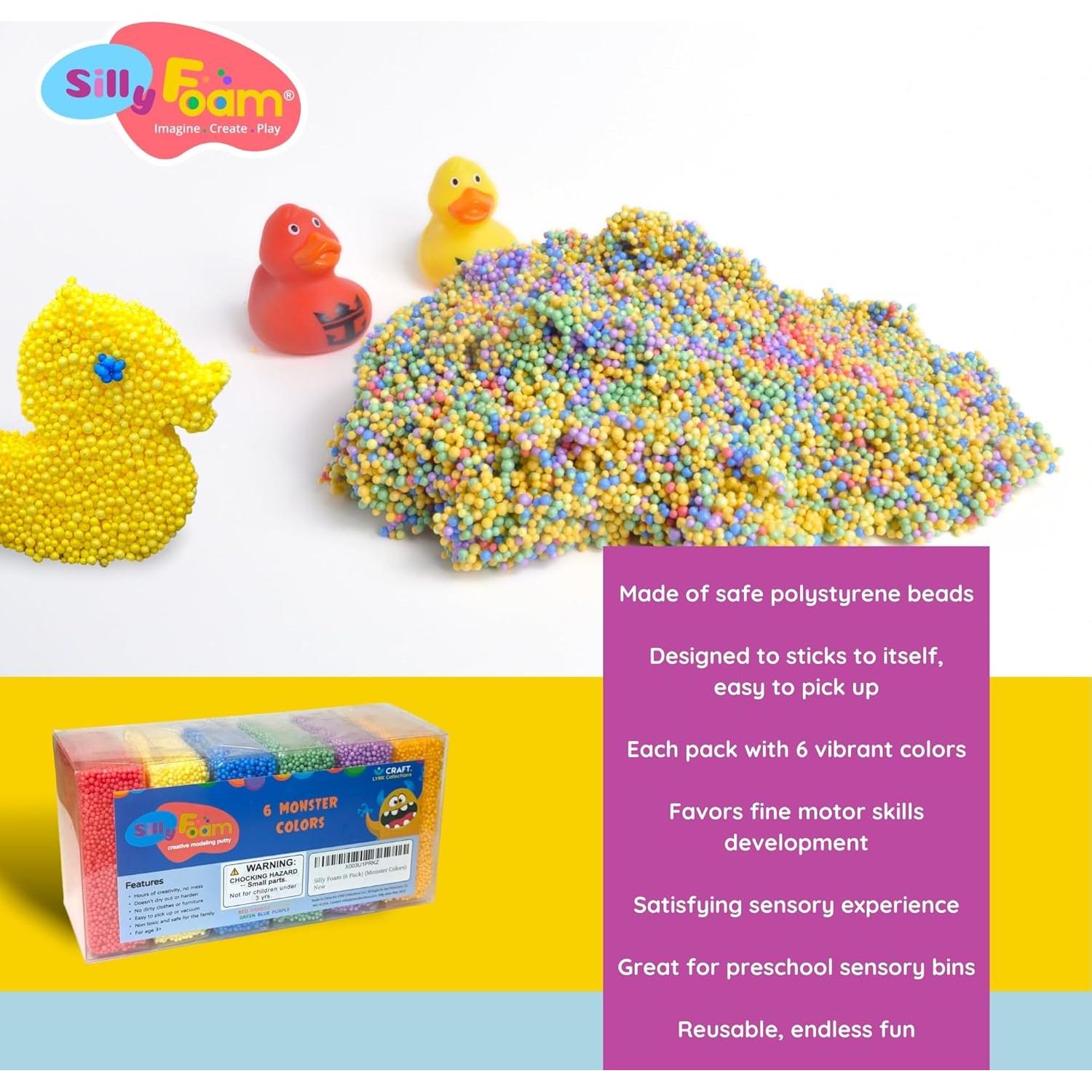 Silly Foam LYRK 12 Colores Mixtos para Manualidades