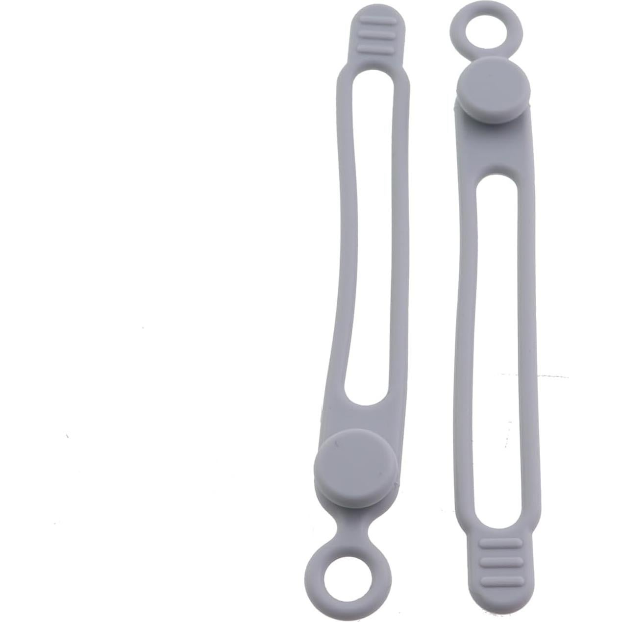 12 Correas de Silicona Reutilizables para Organizar Cables