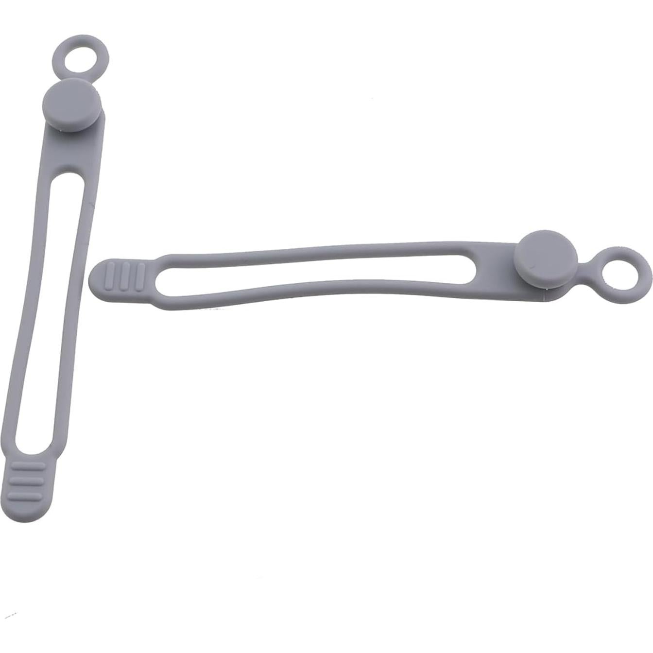 12 Correas de Silicona Reutilizables para Organizar Cables