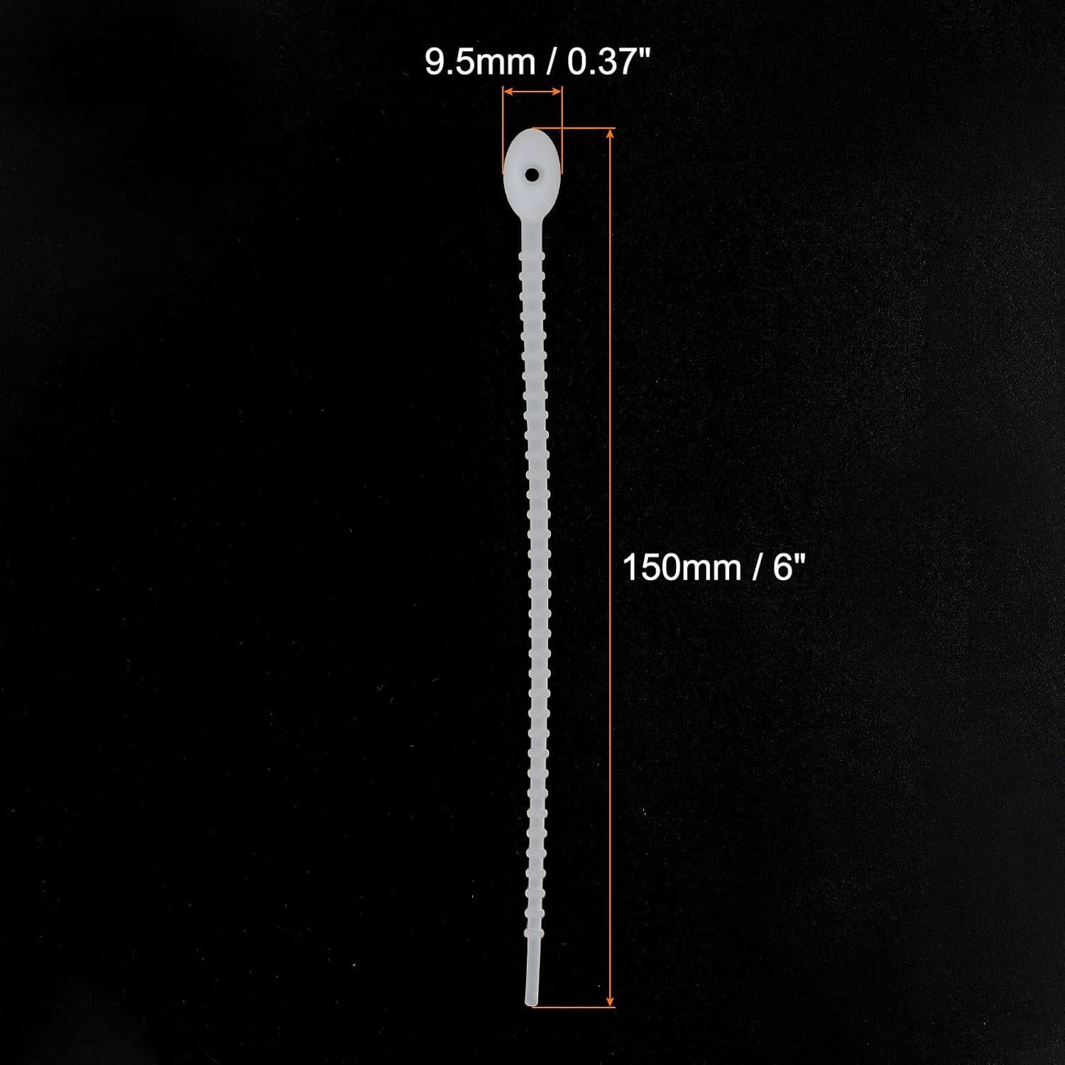 Bridas de Silicona Reutilizables MECCANIXITY 20 Pcs 15 cm