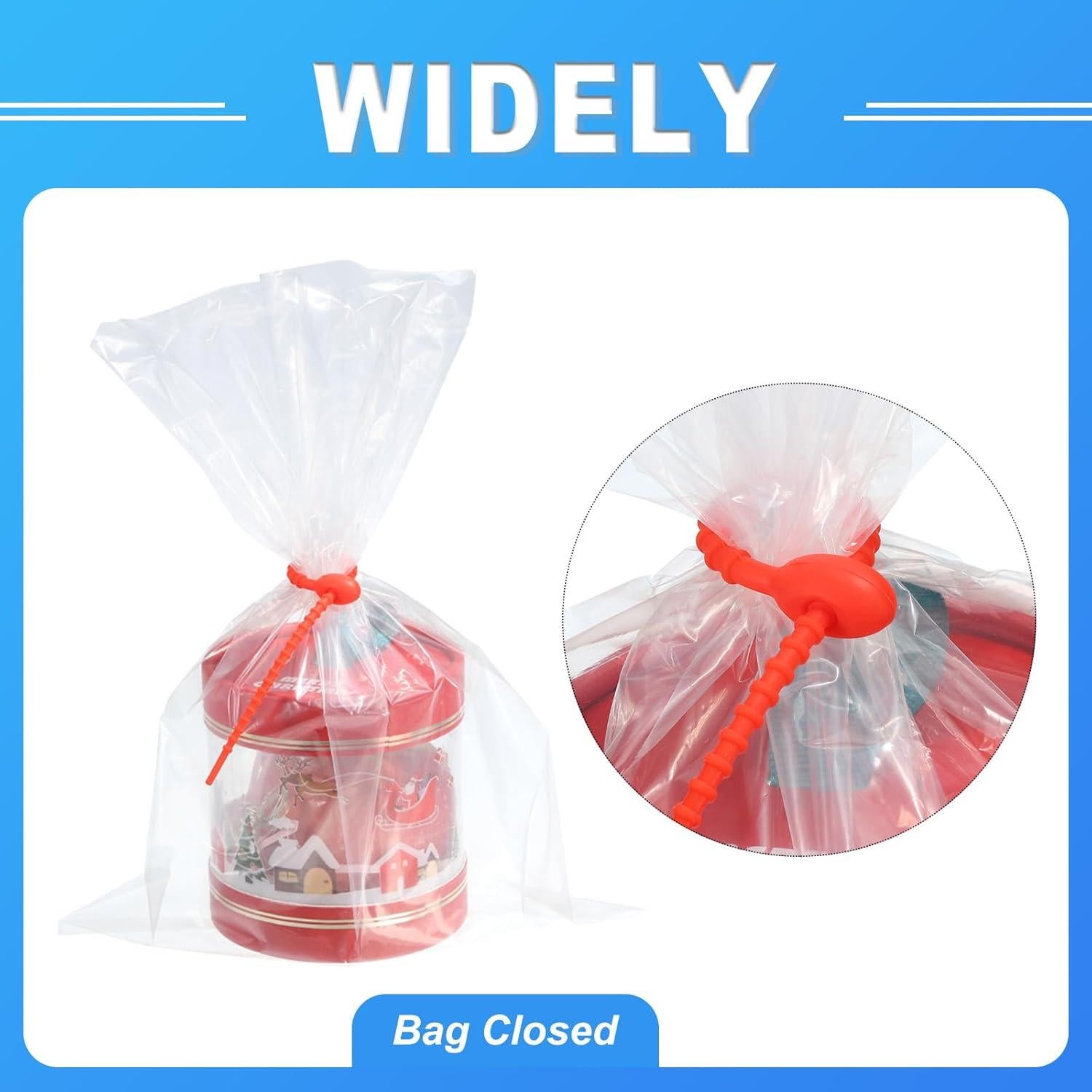 Bridas de Silicona Reutilizables MECCANIXITY 20 Pcs 15 cm