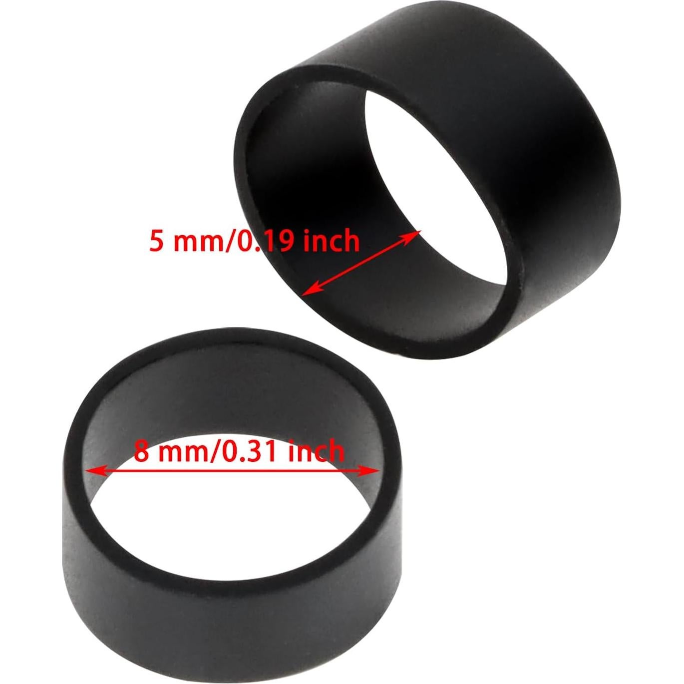 Correas de Silicona para Cables ONLYKXY 500 Piezas 8x5mm