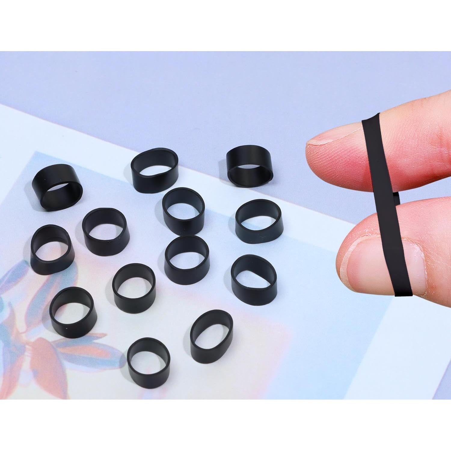 Correas de Silicona para Cables ONLYKXY 500 Piezas 8x5mm