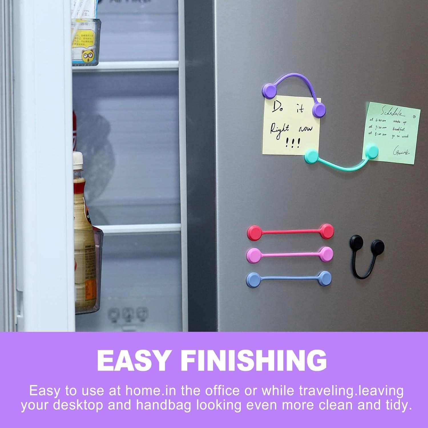 20 Correas de Cable Magnéticas ZeriLion de Silicona Reutilizables