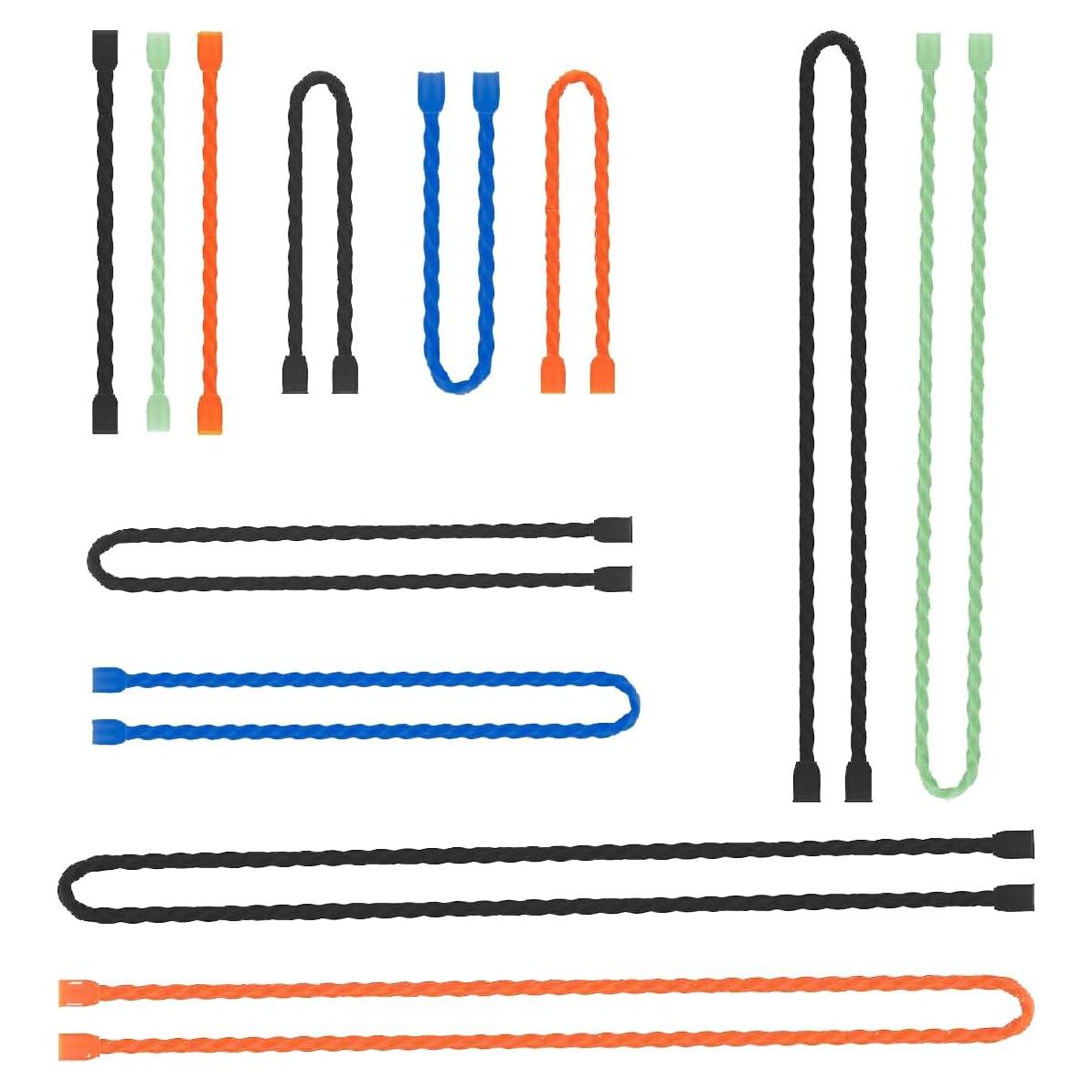 Correas de Silicona Reutilizables Genérico 12 Piezas 4-24"