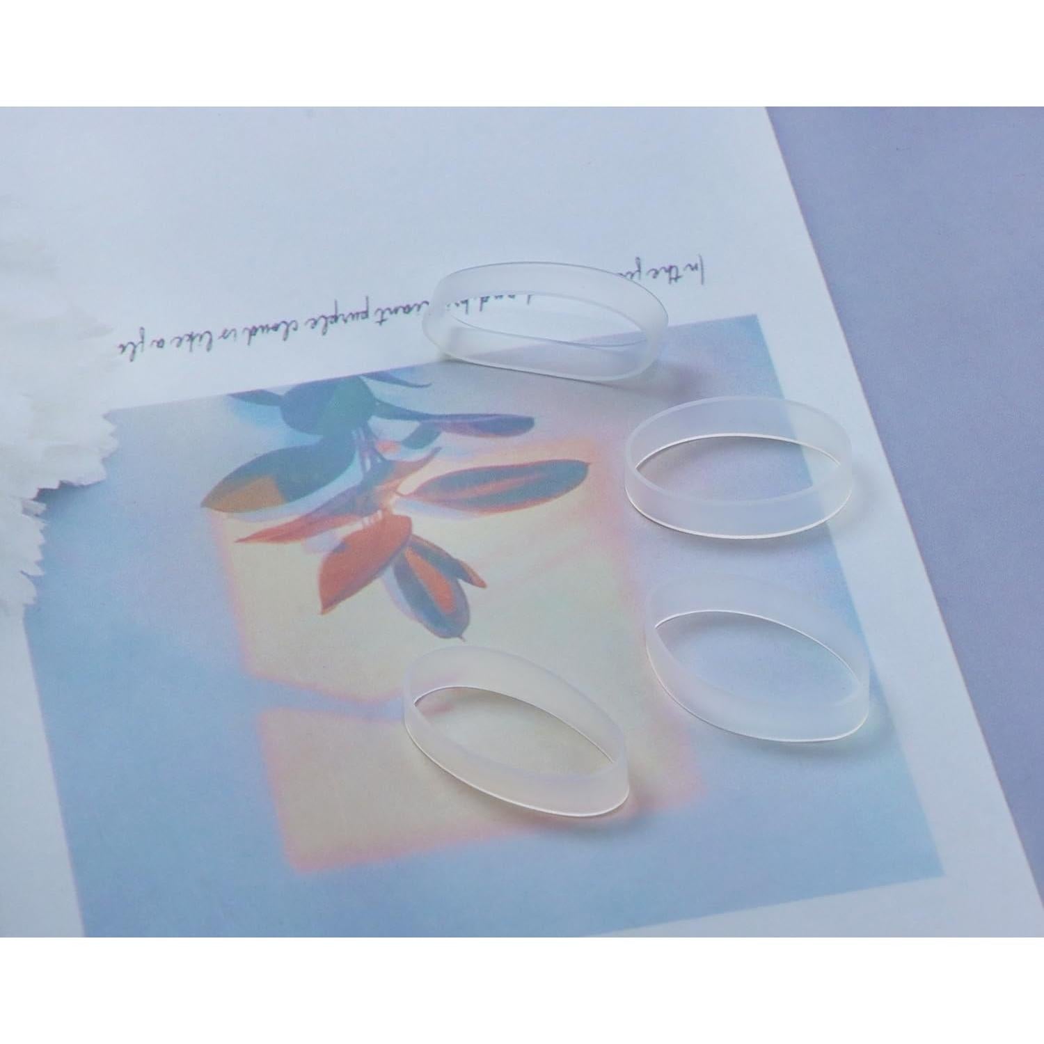 Sujetacables de Silicona ONLYKXY 100 Piezas 20 mm Transparente