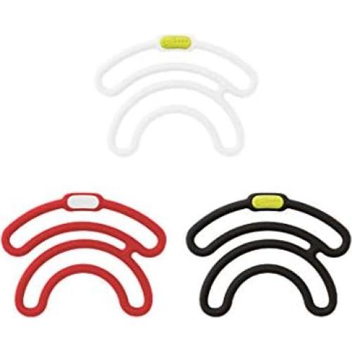 Organizador de Cables BONE - Banda Dual de Silicona 3 Pzs