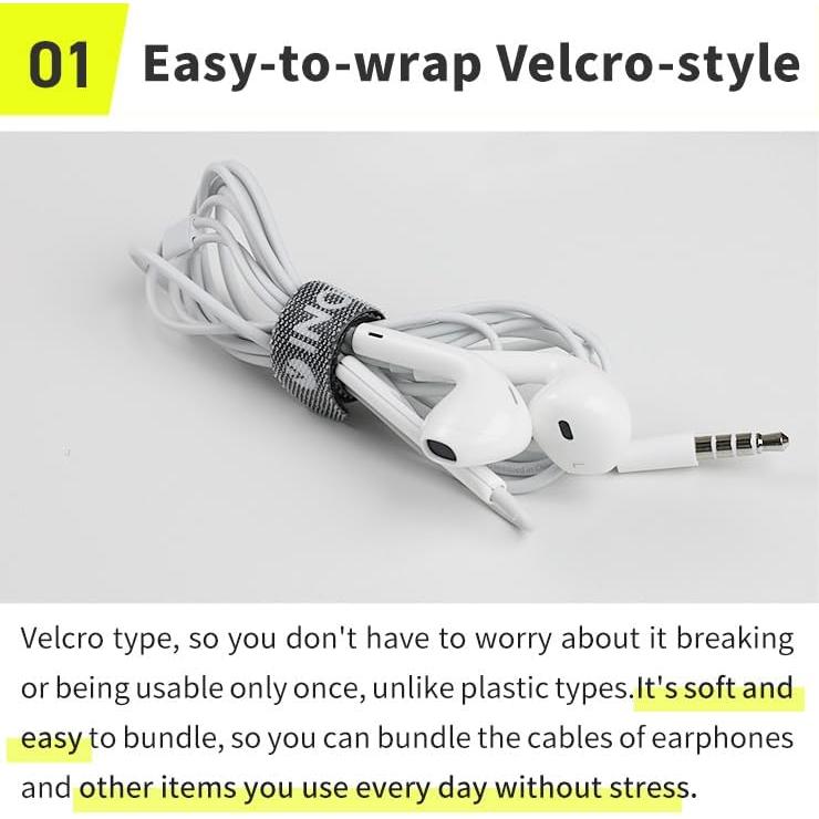 Sujetadores de Cable INOVA 15.24 cm 50 Piezas Reutilizables Negro