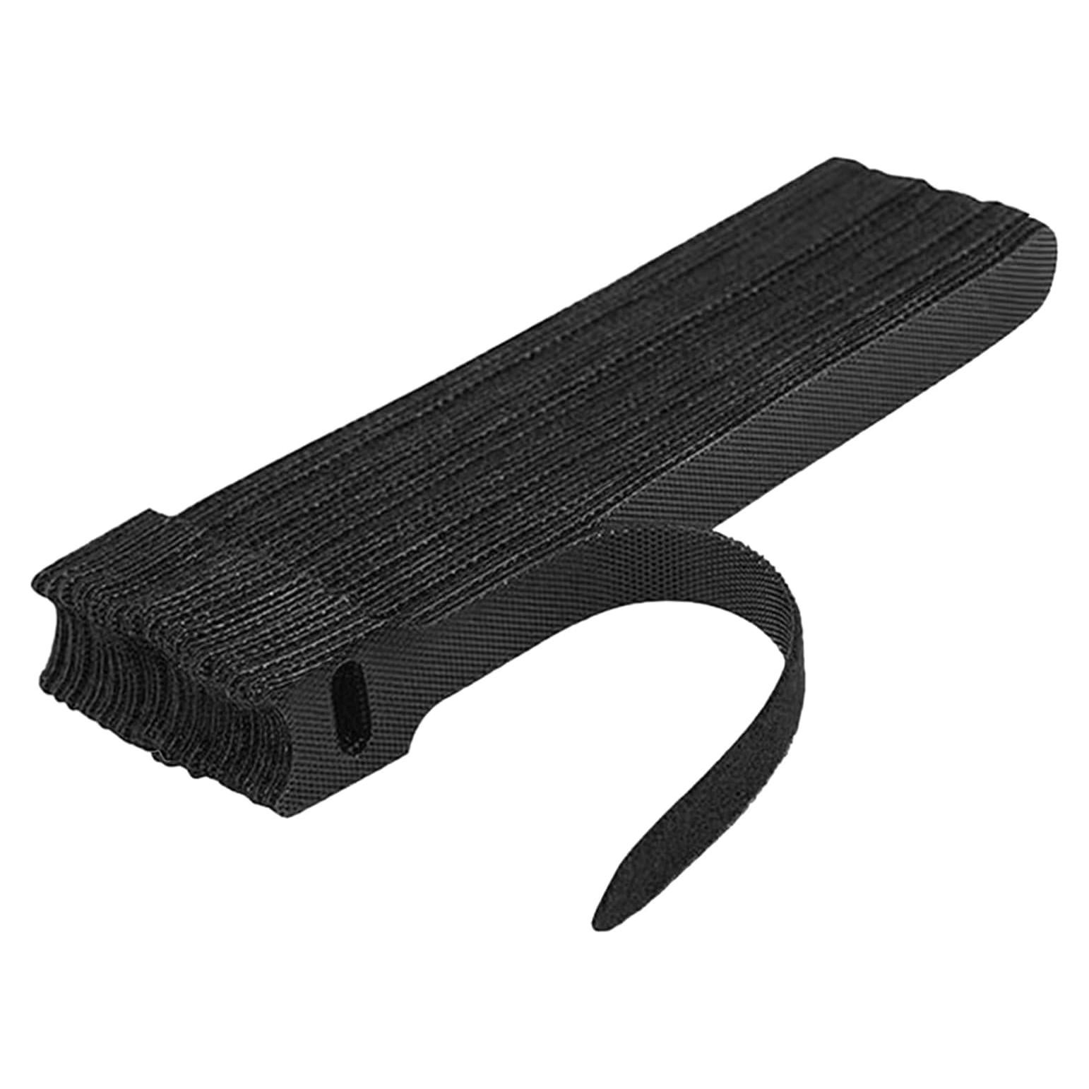 Bridas Reutilizables de Cable TENOC 30 Pcs 15 cm Negro