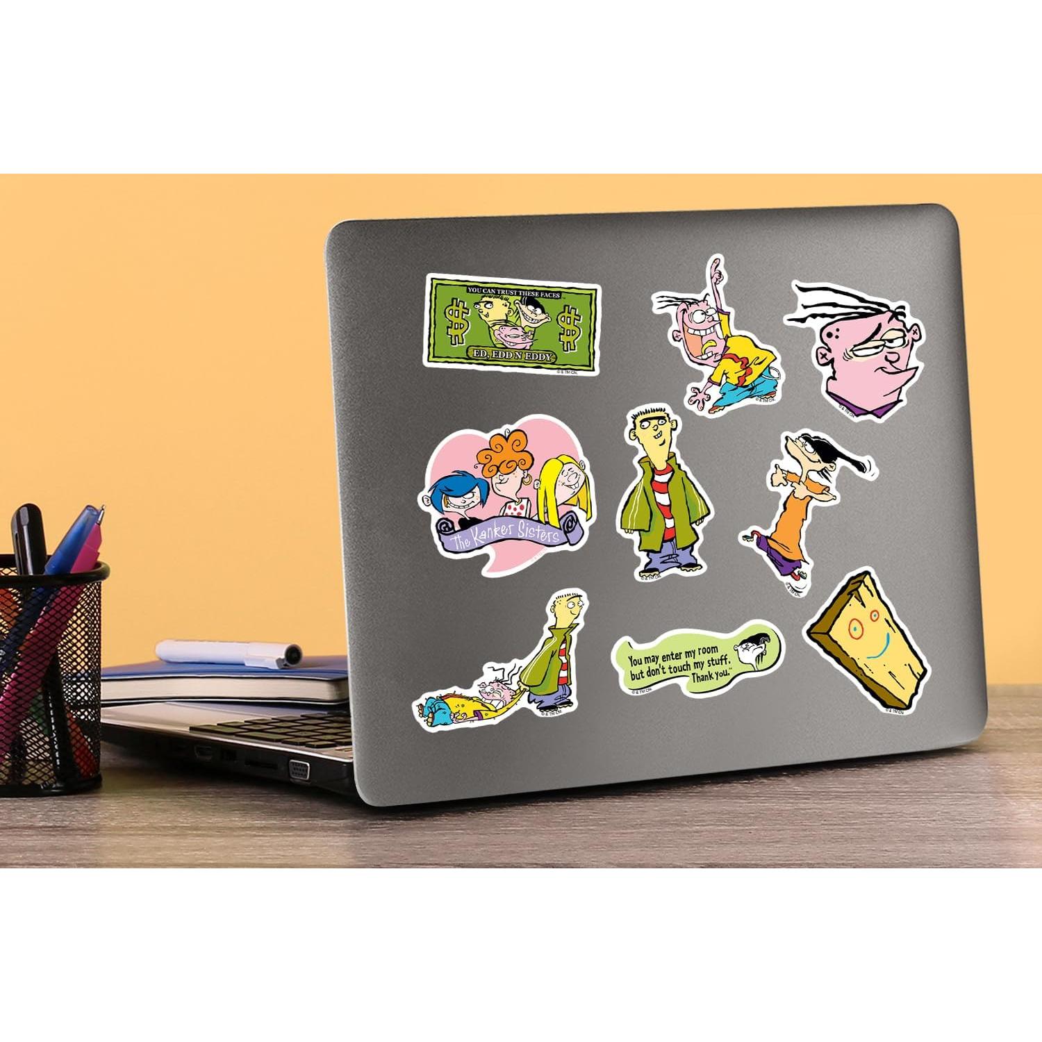 Stickers Deluxe Ed, Edd n Eddy - Paquete de 50 Vinilo Resistente