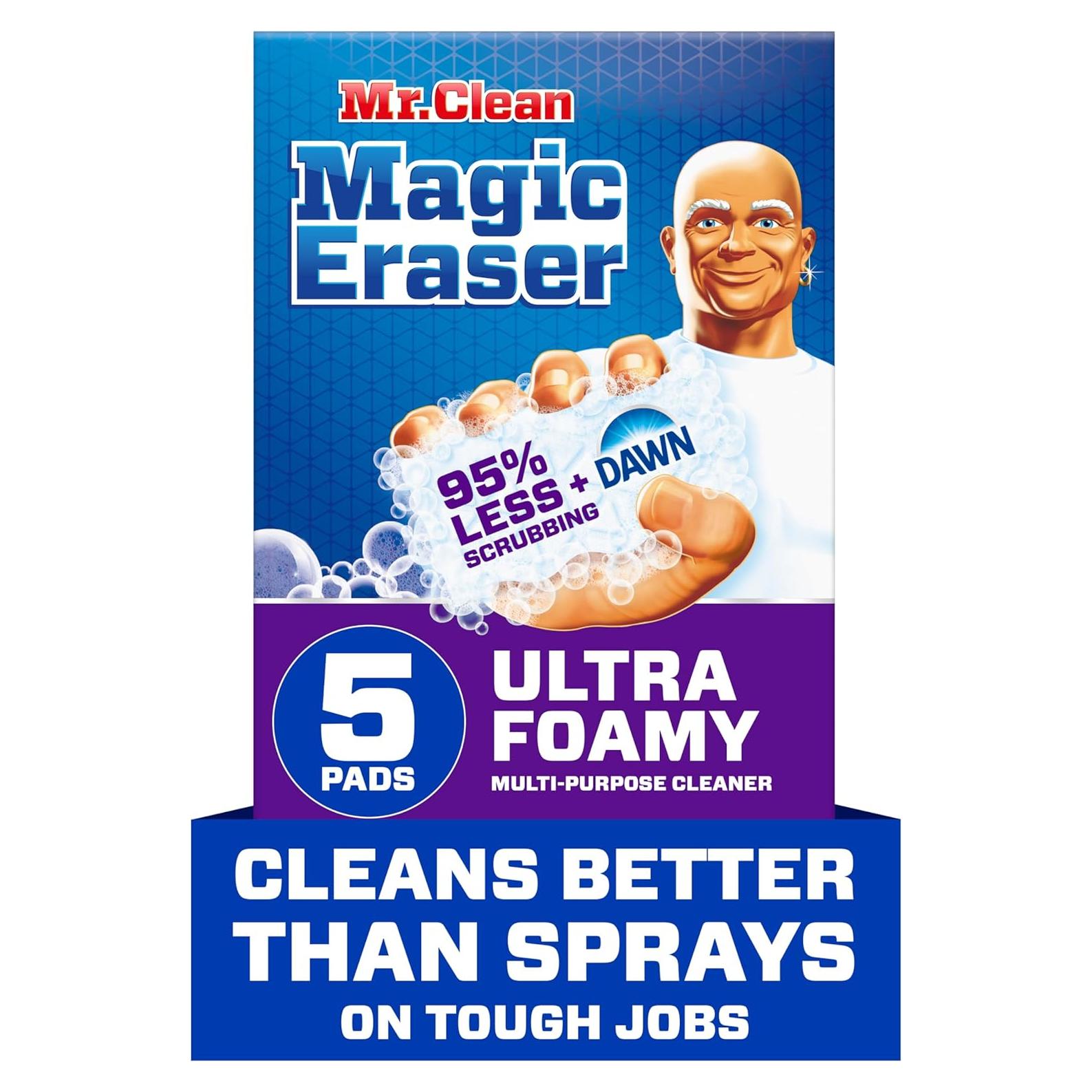 Esponja Mágica Mr. Clean 5 Piezas Limpiador Multiusos