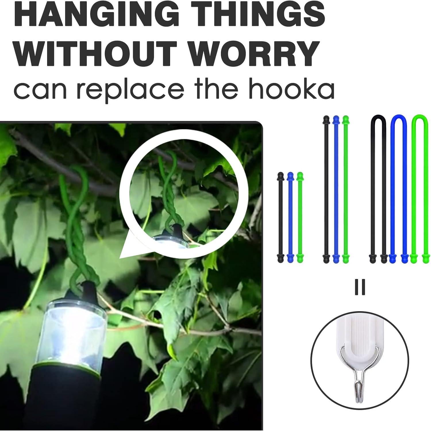 Juego de 9 Correas de Silicona UAIAGM para Organización de Cables