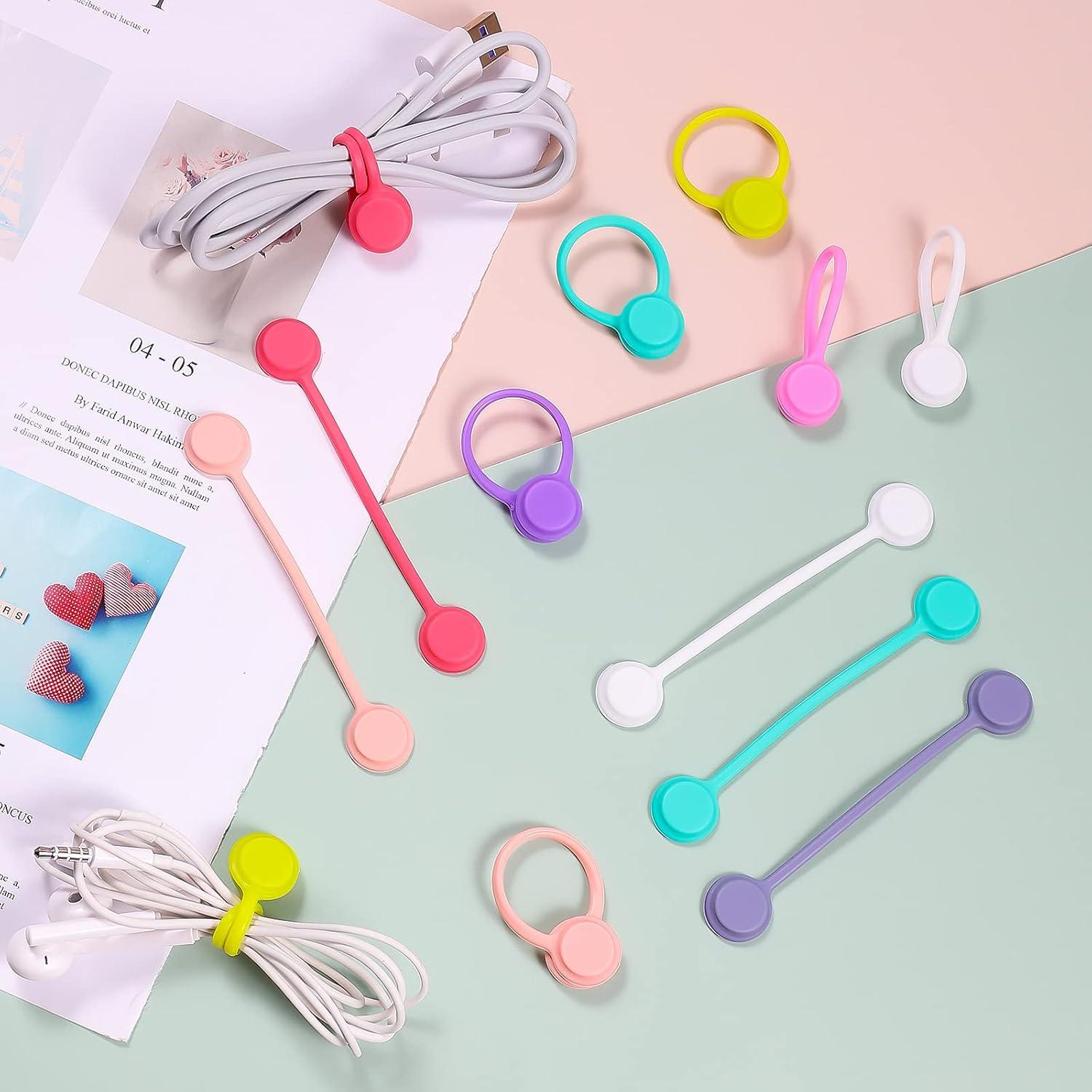 Clips Magnéticos de Silicona LUTER 16 Piezas 8 Colores