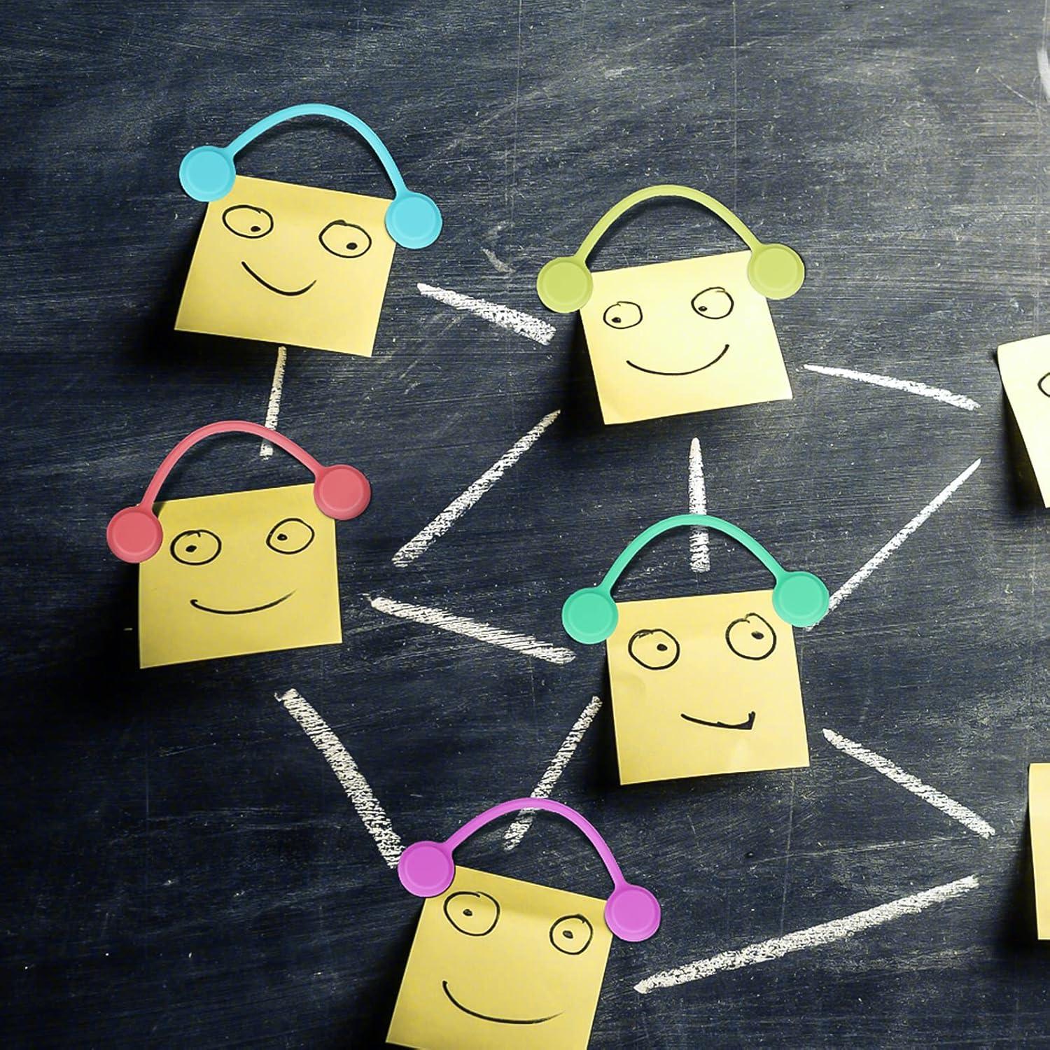 Clips Magnéticos de Silicona LUTER 16 Piezas 8 Colores