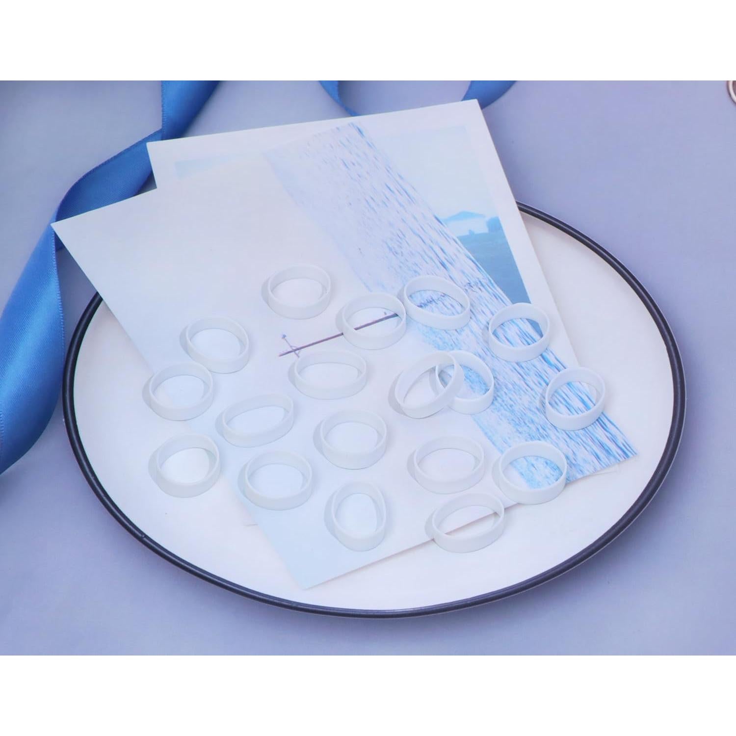 Sujetacables de Silicona ONLYKXY 100 Piezas 17mm Reutilizables