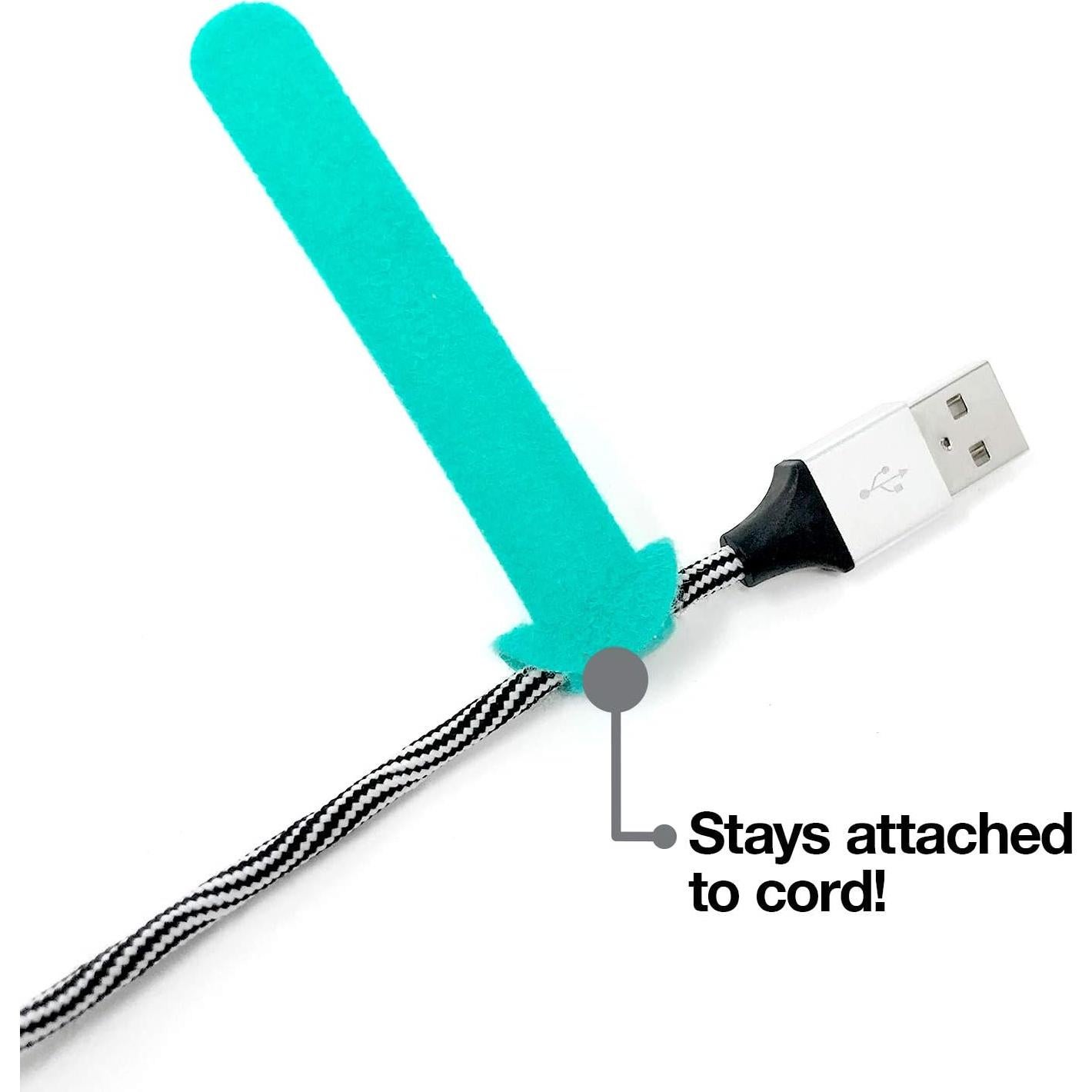 Bridas Autoadhesivas de Cable Wrap-It Storage, 40 Piezas, Nylon