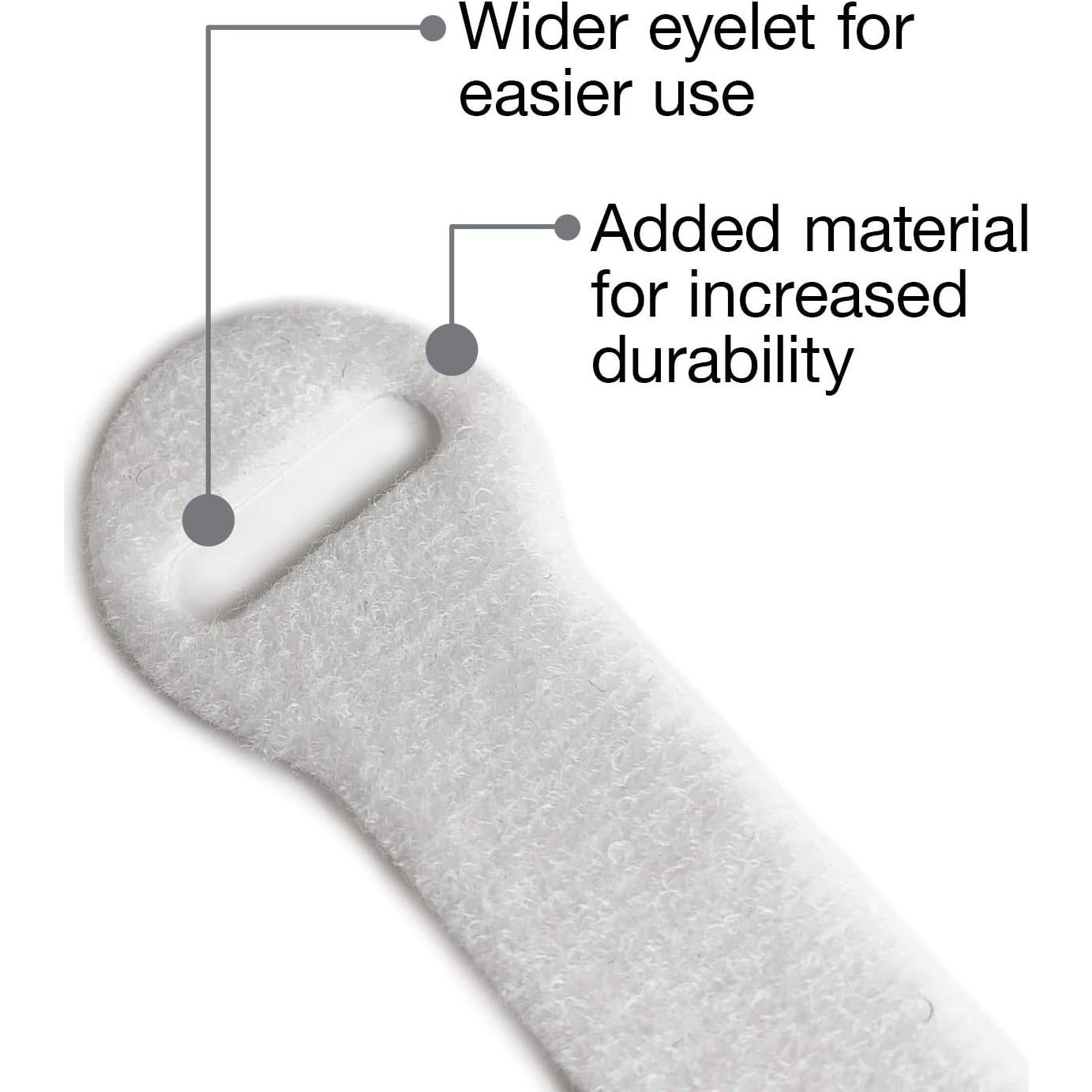 Bridas Autoadhesivas de Cable Wrap-It Storage, 40 Piezas, Nylon