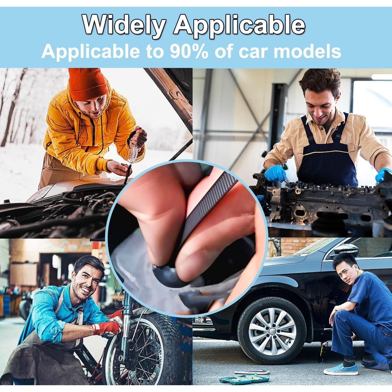 50 Hebillas de Cinta de Cable Nylon ZIAZQAM Resistentes UV