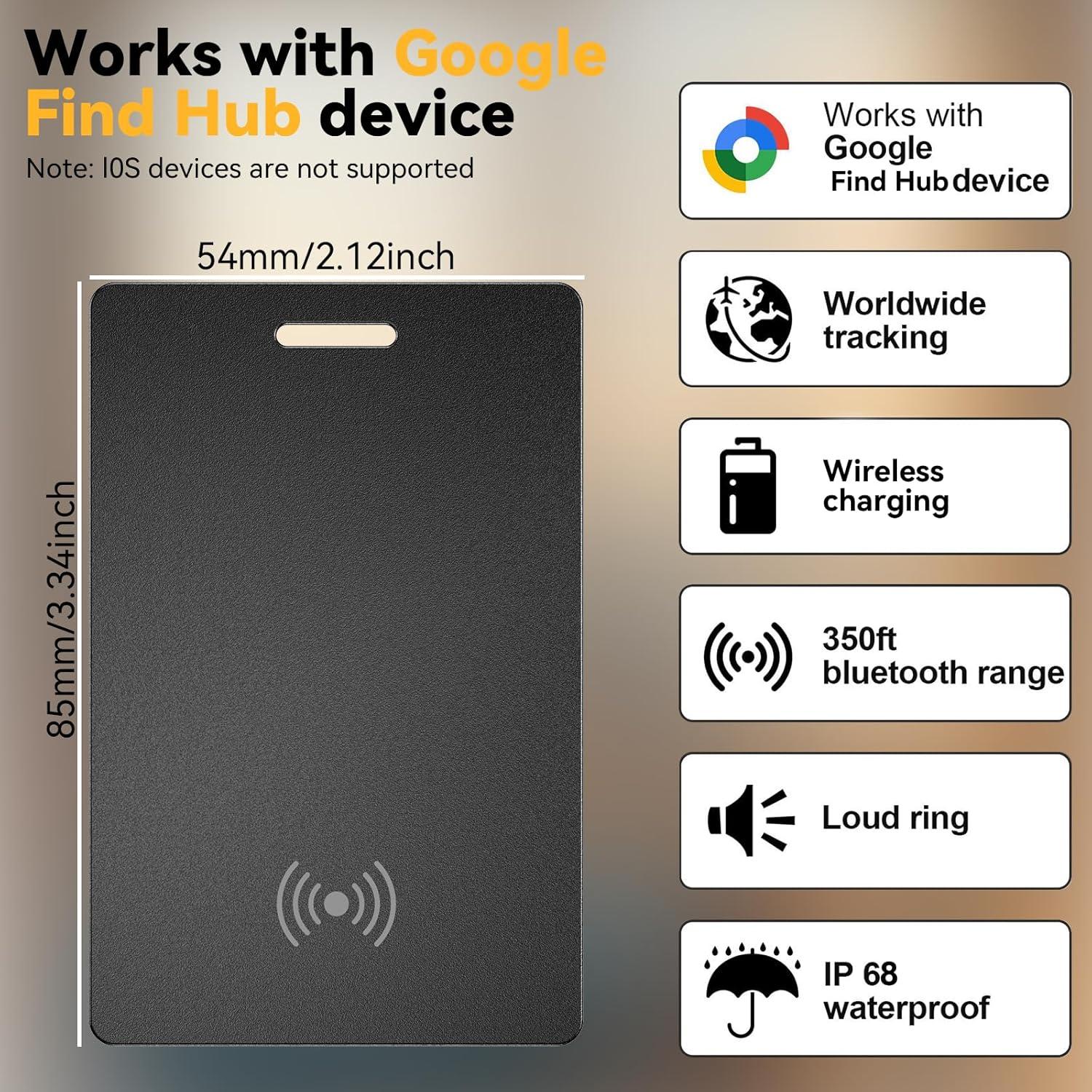 Localizador de billetera FYSCKEJI Bluetooth IP68 Android