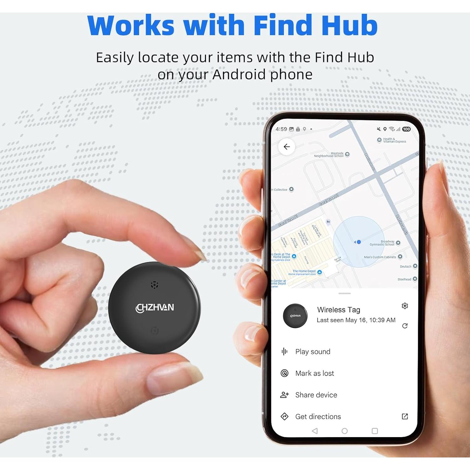 Etiqueta de Rastreo Bluetooth CHZHVAN S10 para Android
