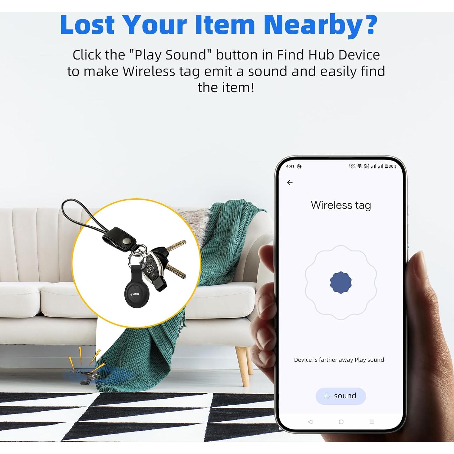 Etiqueta de Rastreo Bluetooth CHZHVAN S10 para Android