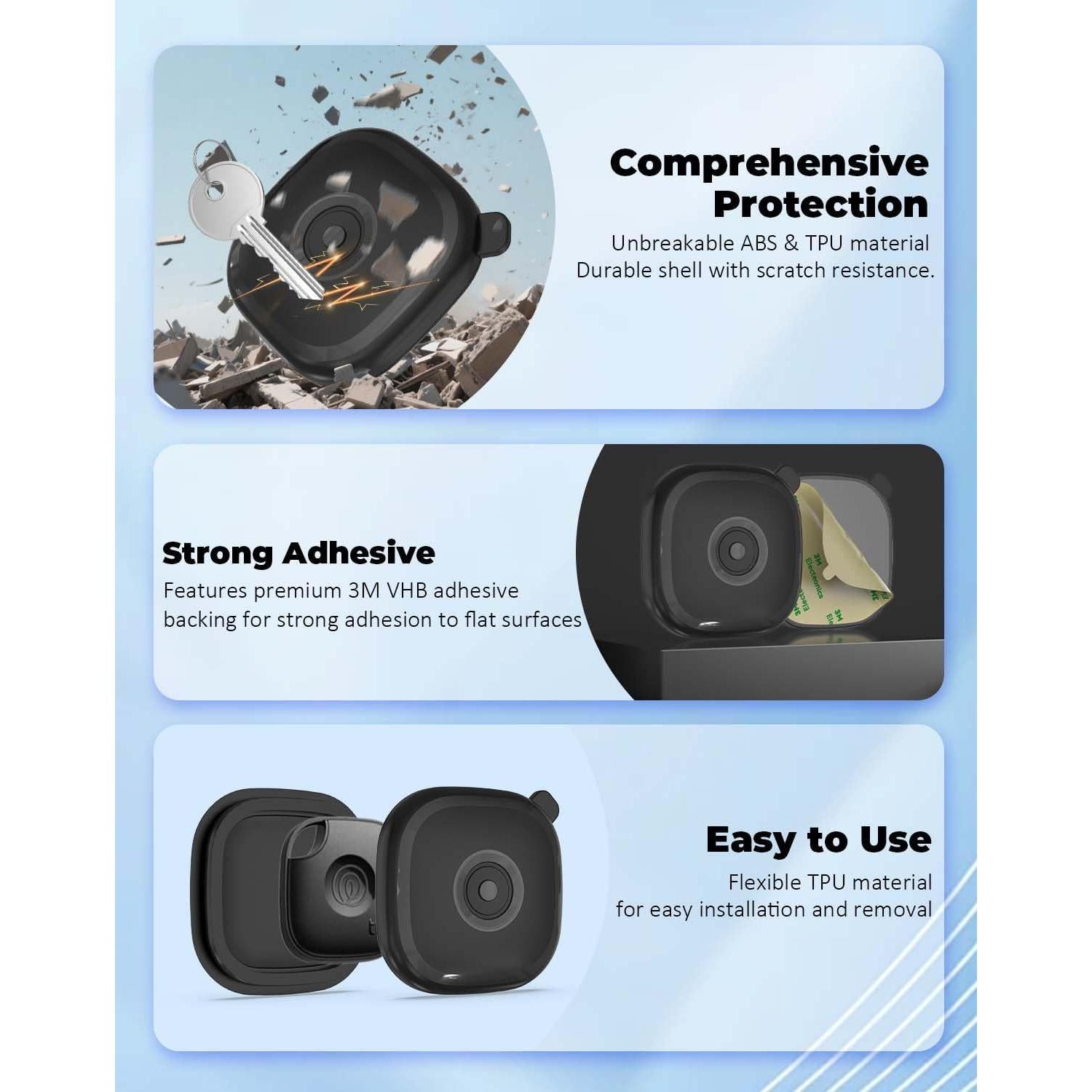 Funda Adhesiva Impermeable para Tile Mate 2024 - 2 Pack