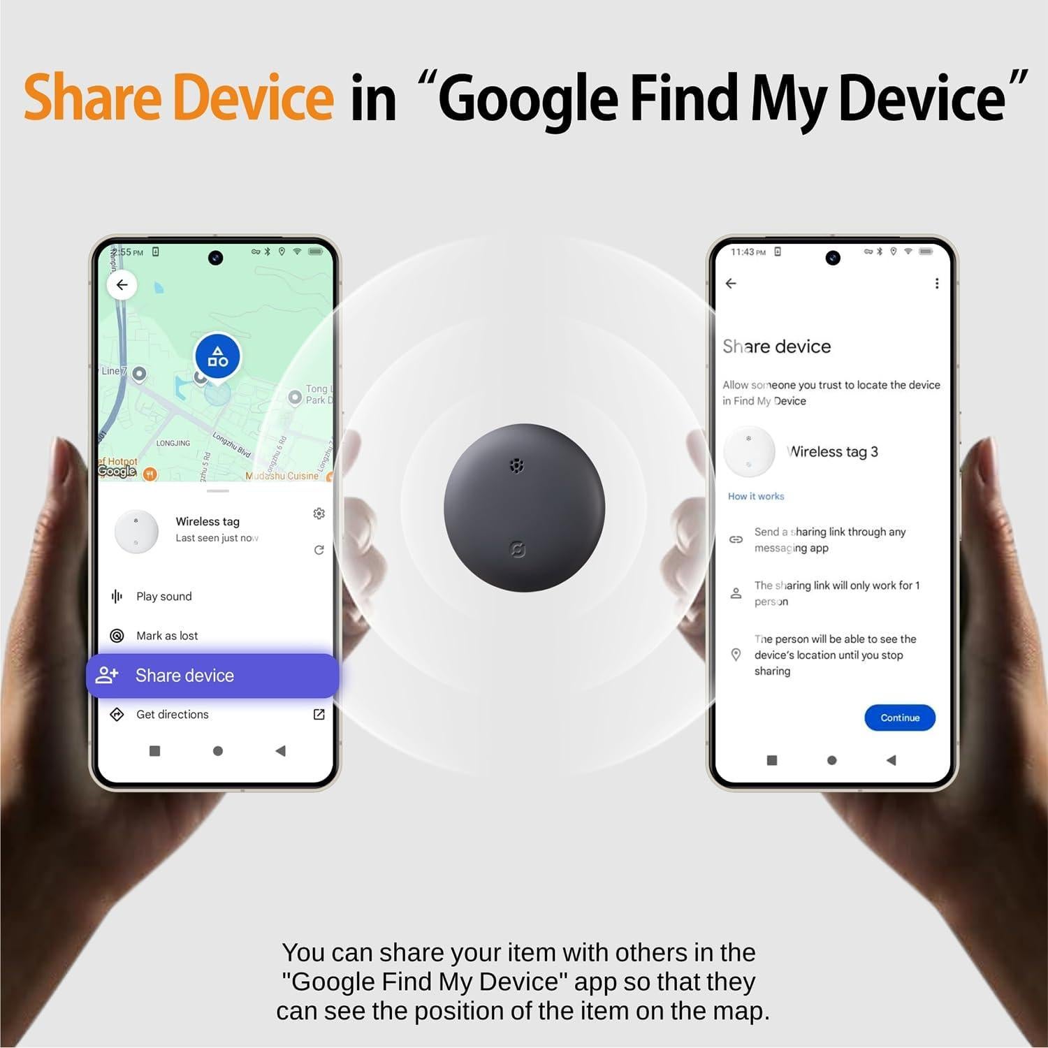Etiquetas de Rastreo GPS Bluetooth Android Bestray HB15 - Paquete de 4