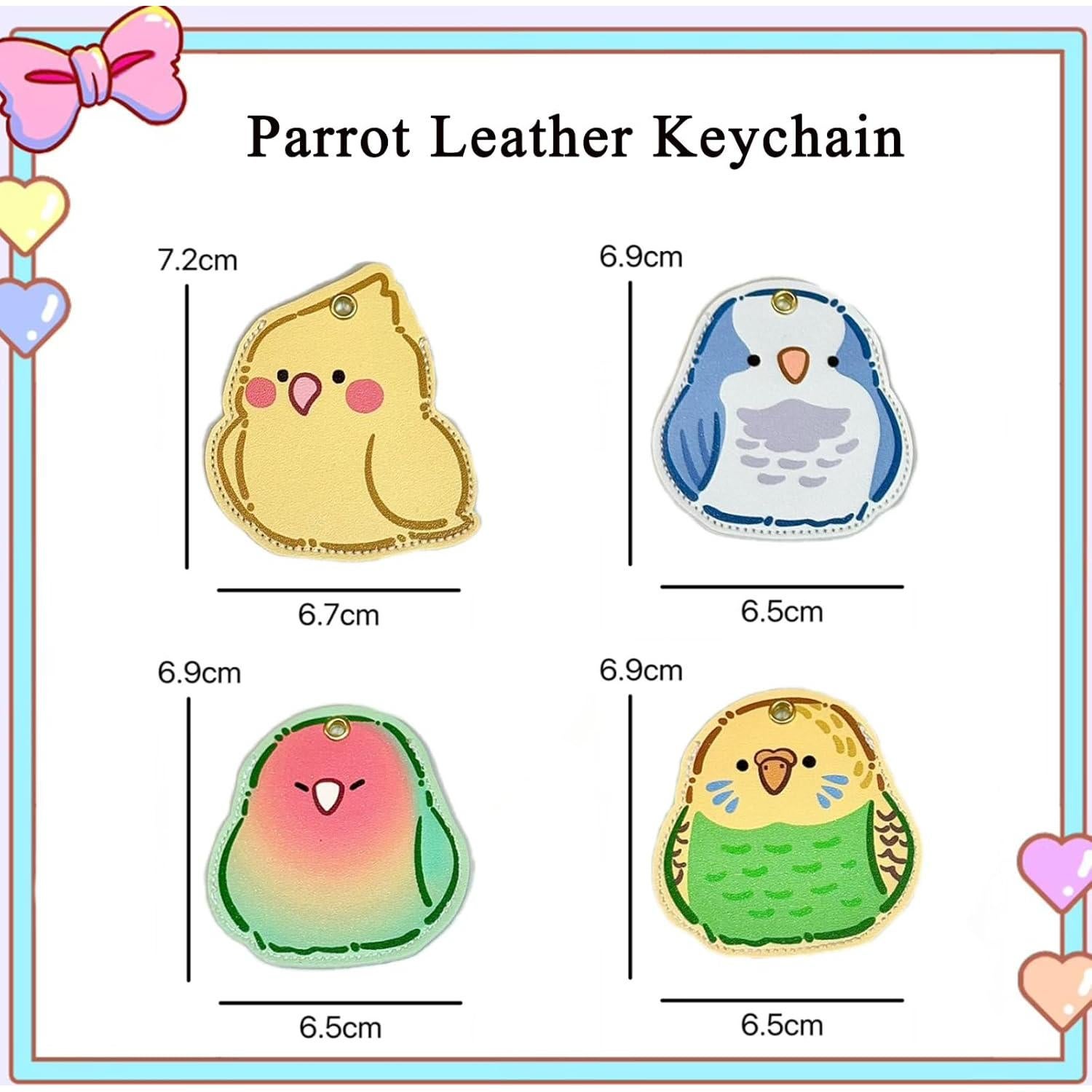 Funda de soporte para etiqueta Tracker Llavero Loro 4 estilos