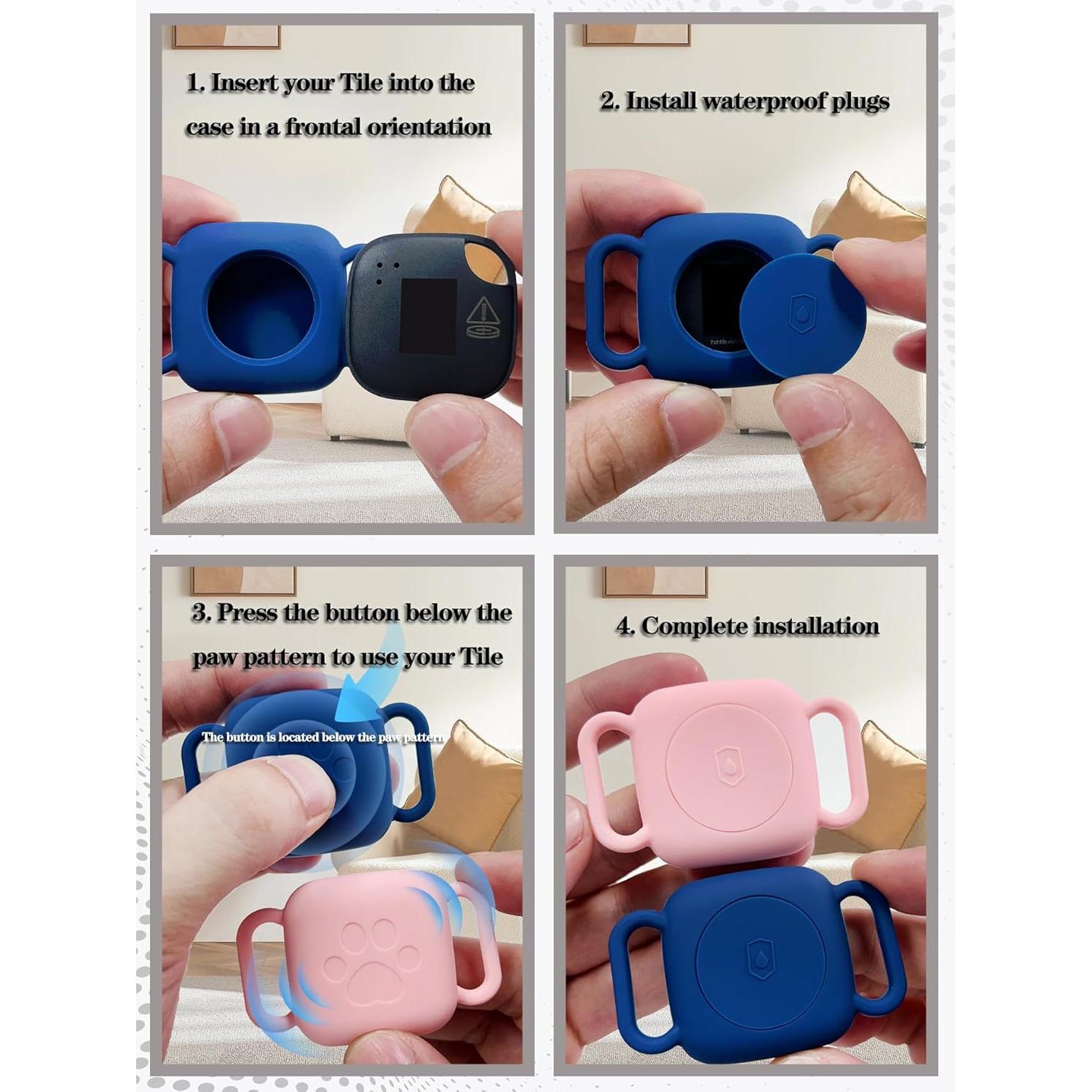 Soporte de Collar de Perro Rzttwl para Tile Mate 2022-2024