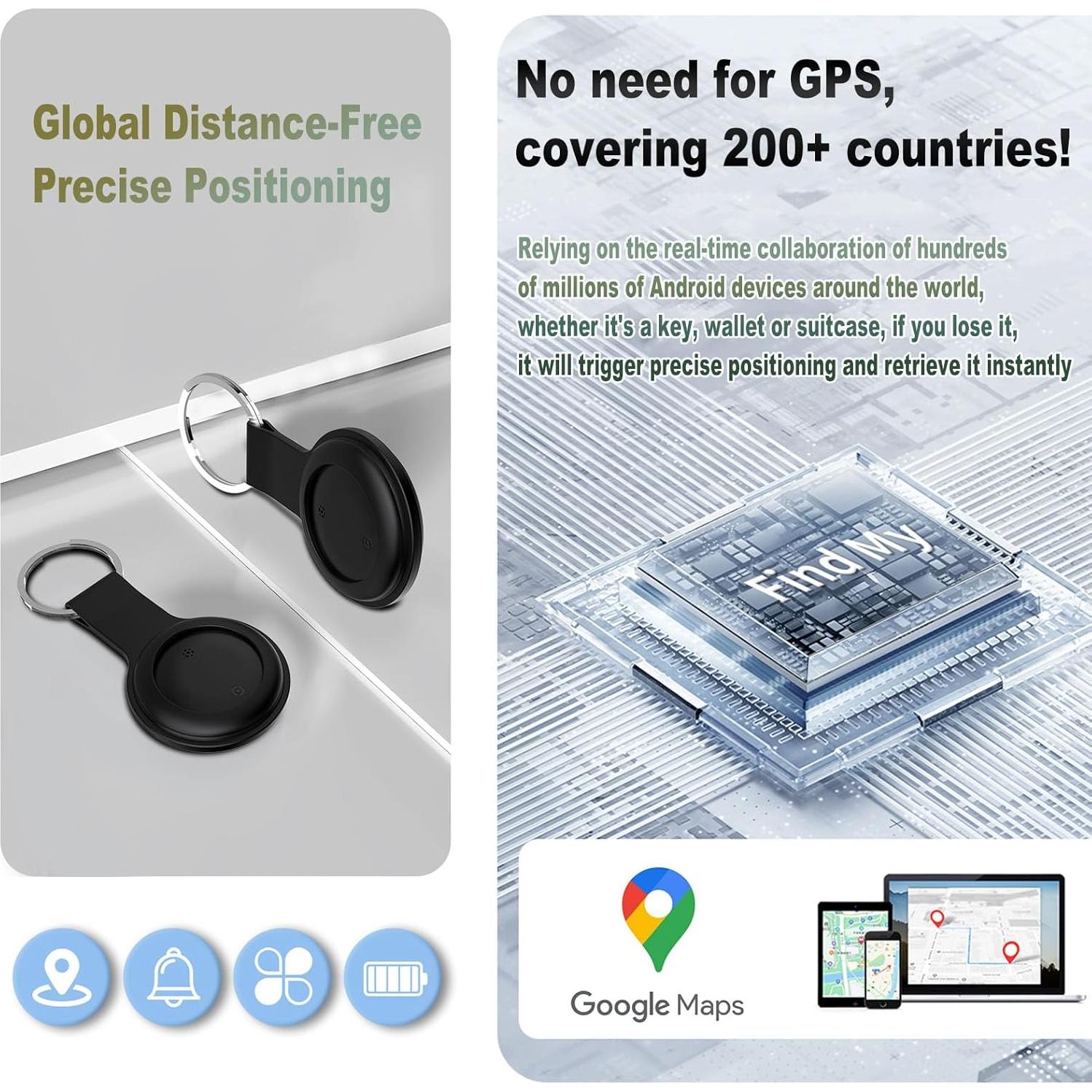 Localizador GPS JieWeiXun Ultra Delgado IP66 4 PCS