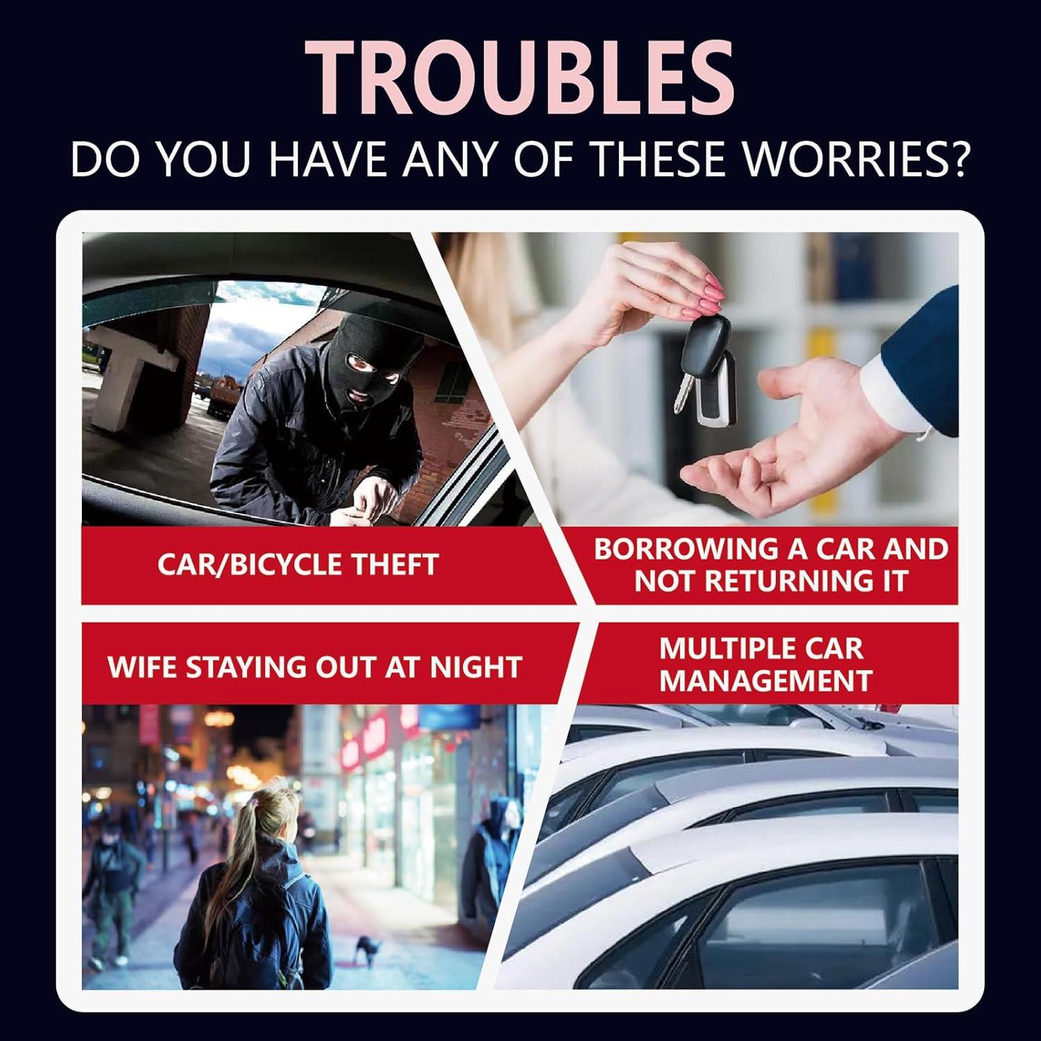 Localizador GPS JieWeiXun Ultra Delgado IP66 4 PCS