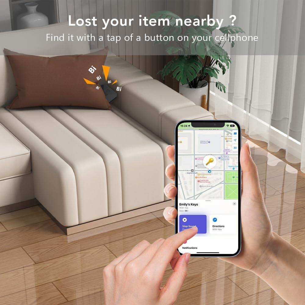 Localizador Bluetooth JianHan JH-Finder-B02 Negro - Apple Find My