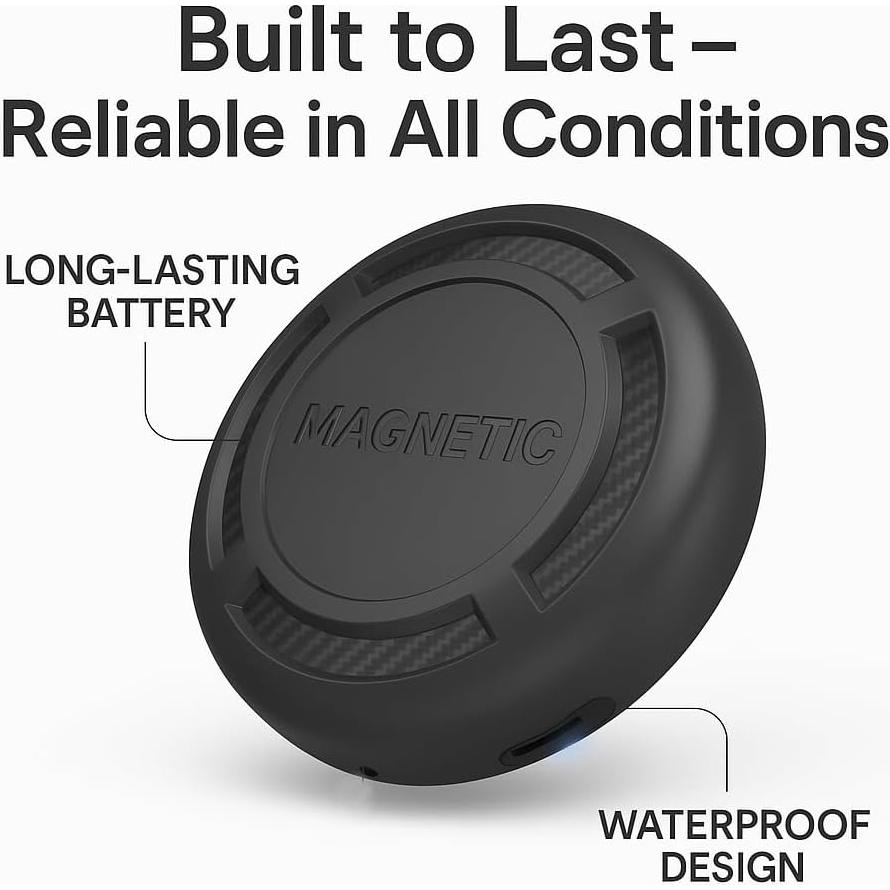 Rastreador GPS Oculto Magnético NOVZIX para Android - 1 Año Batería