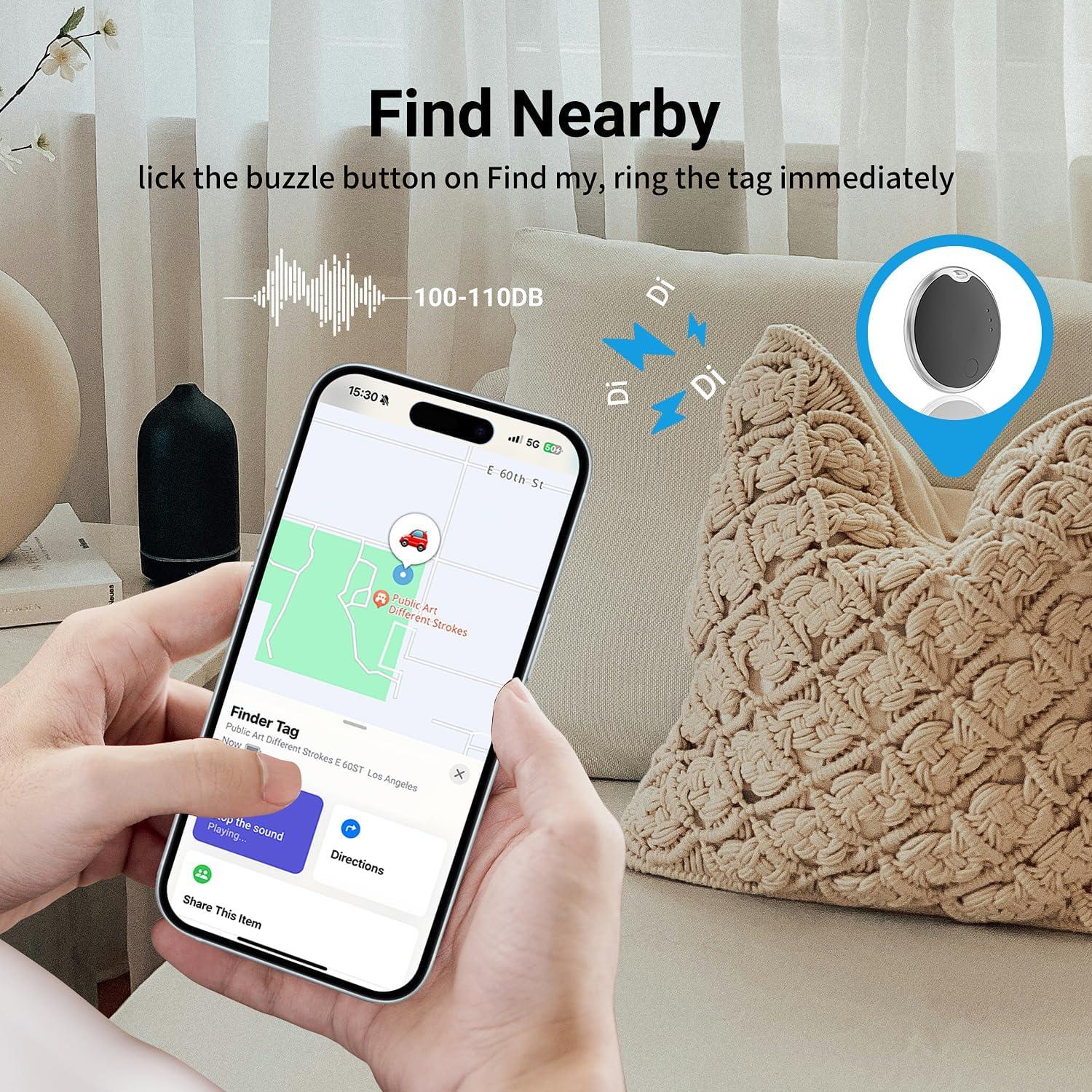 Rastreador Bluetooth OPSO Pack 4 Etiquetas Localización iOS