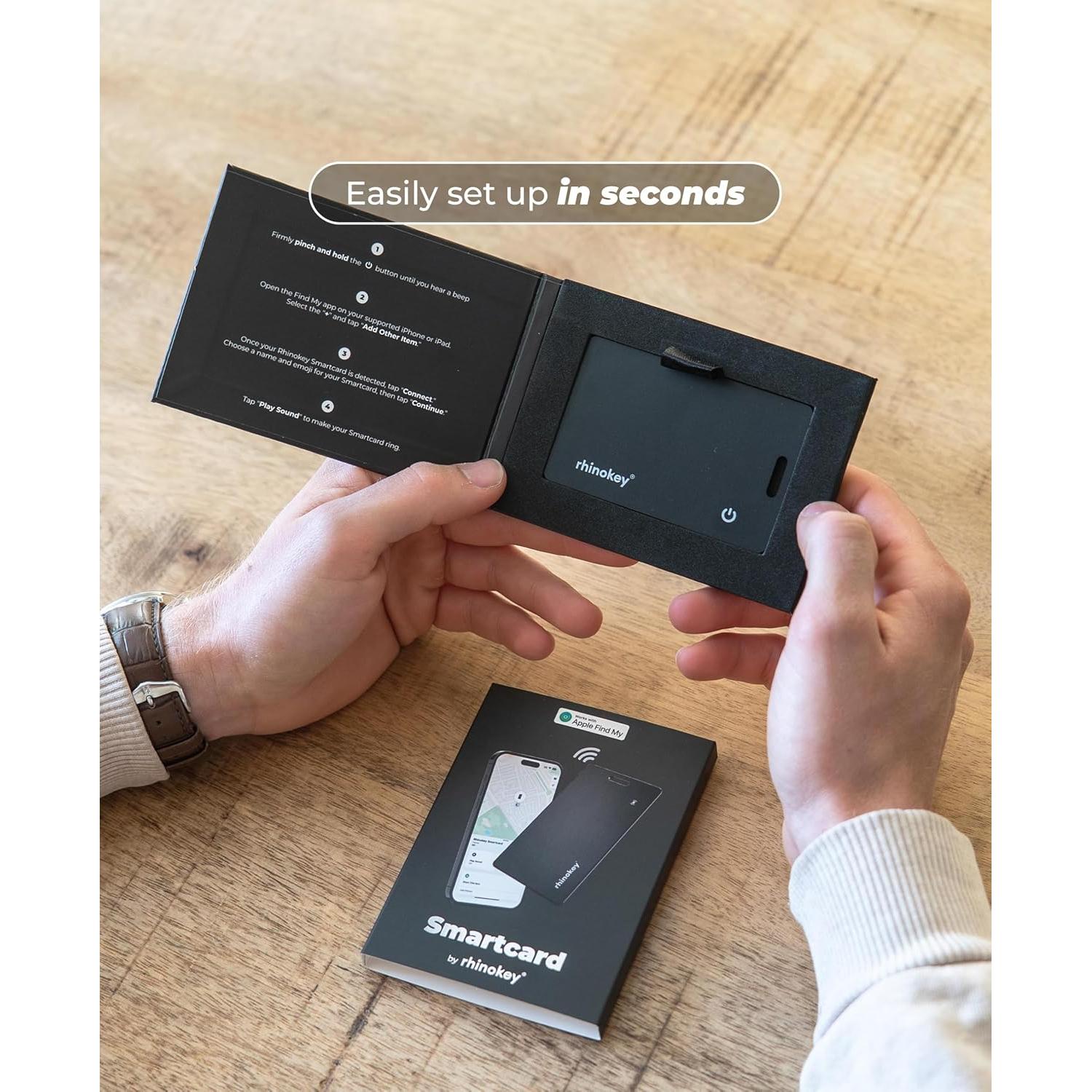 Tarjeta Rastreadora Rhinokey® para Cartera - 3 Unidades, IP68