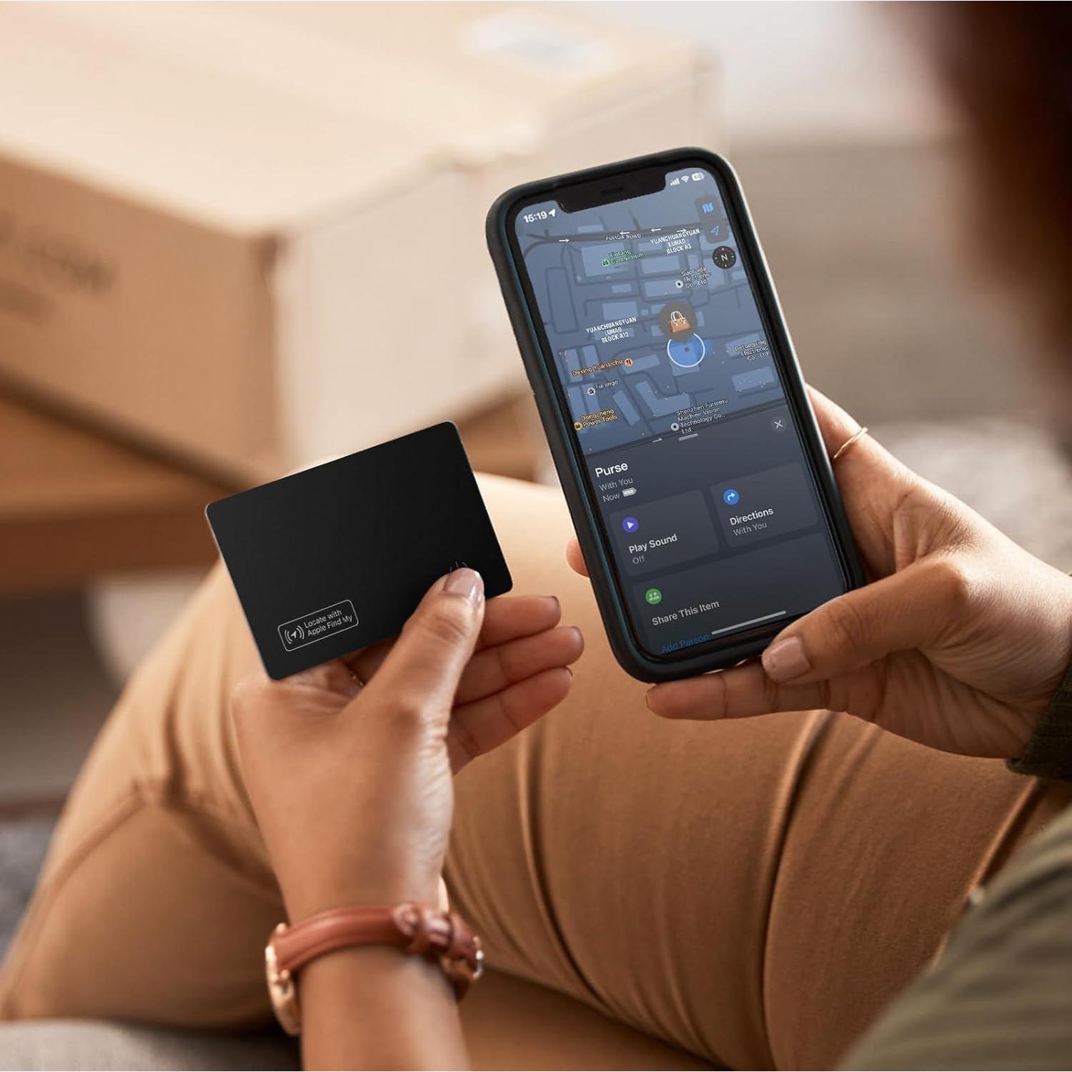 Rastreador de Cartera VODESON IP68 - Carga Inalámbrica, Bluetooth