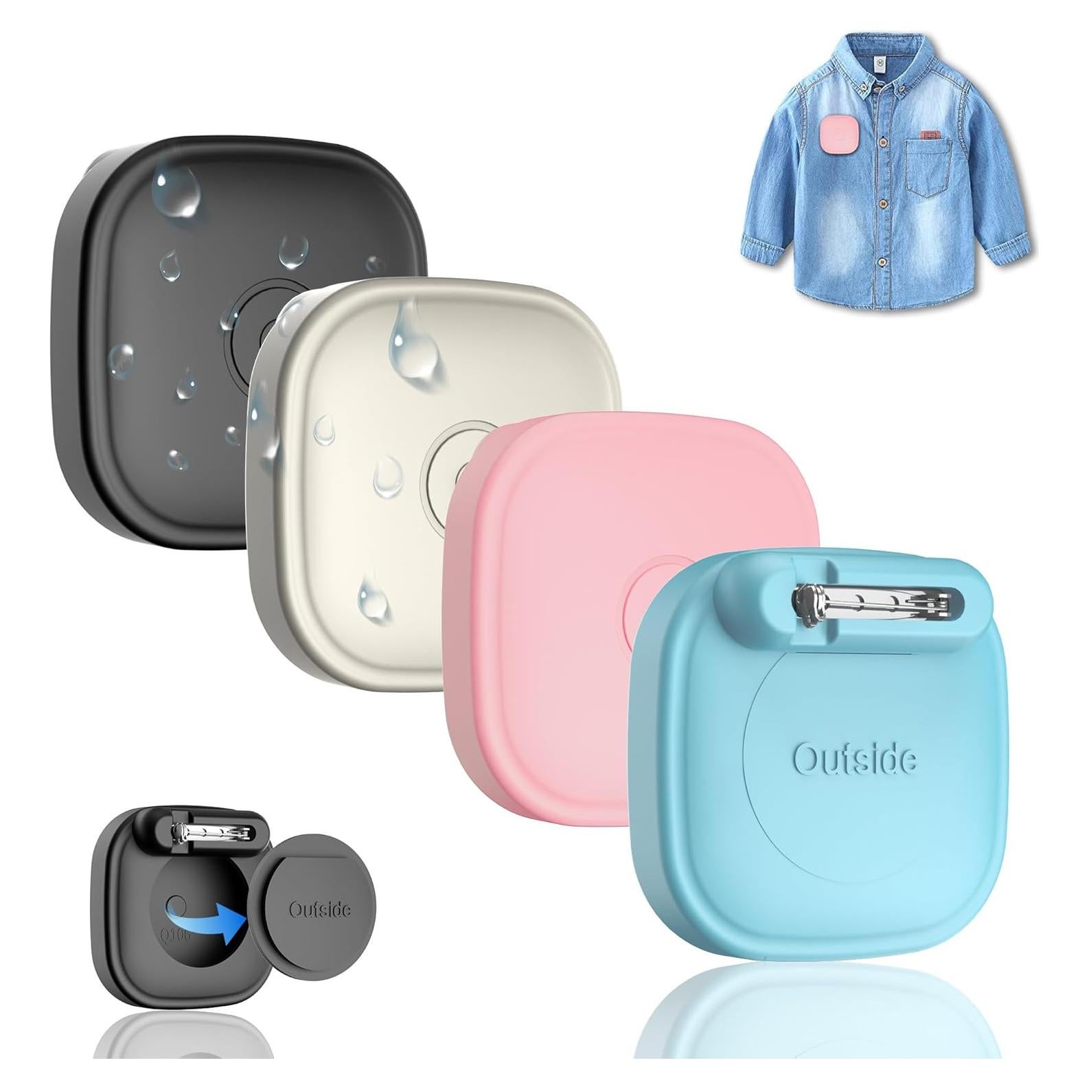 Paquete de 4 Fundas de Silicona LAKSDIURT para Tile Mate 2024