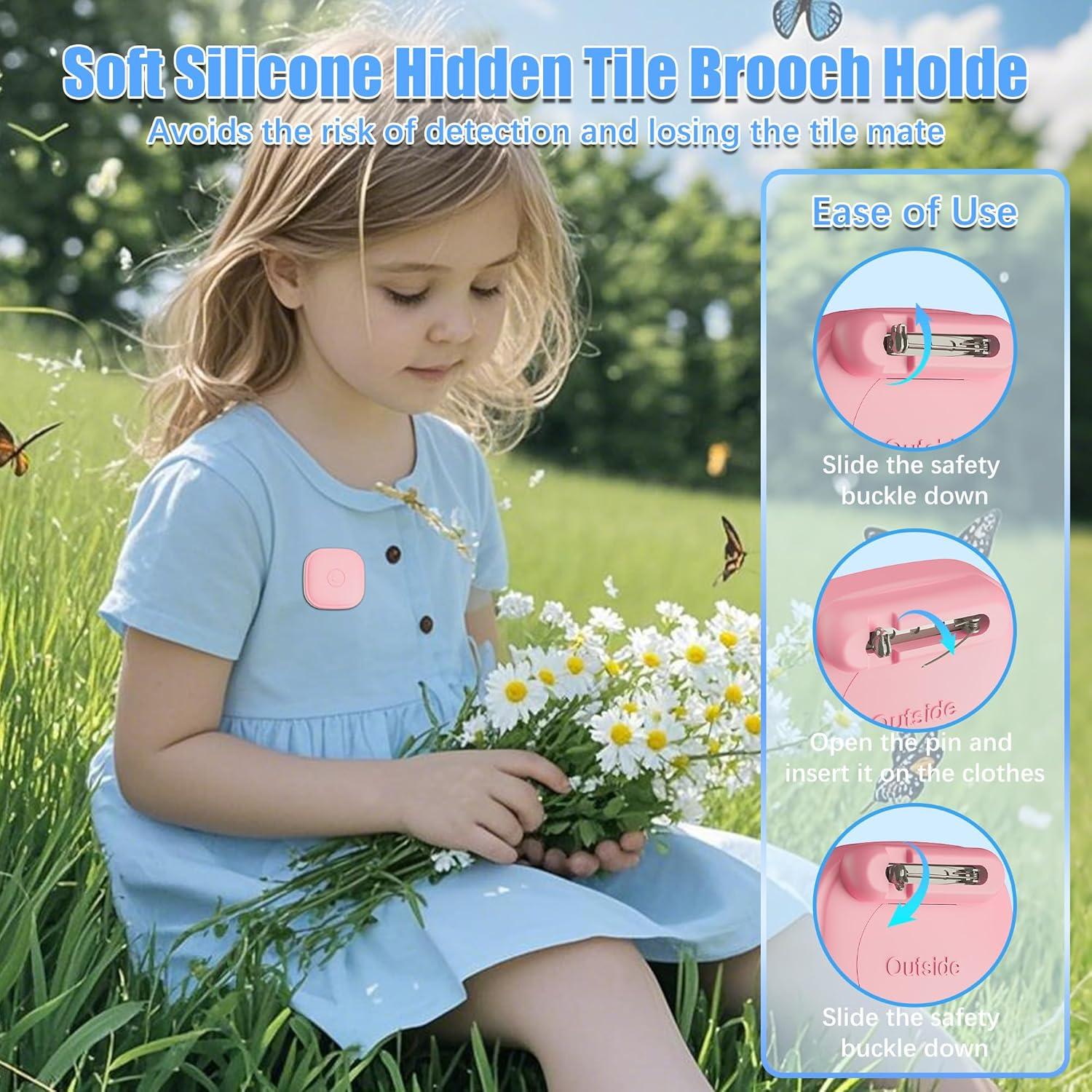 Paquete de 4 Fundas de Silicona LAKSDIURT para Tile Mate 2024