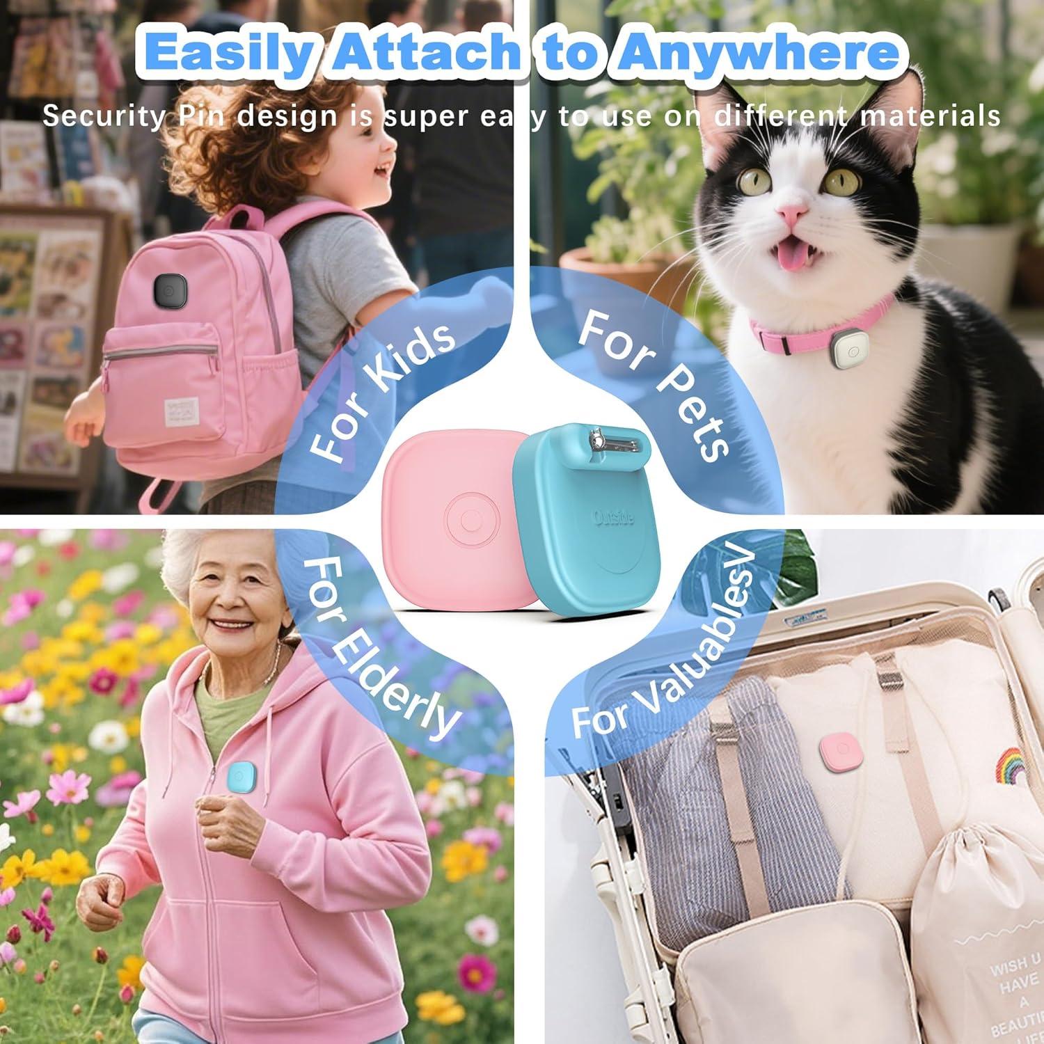 Paquete de 4 Fundas de Silicona LAKSDIURT para Tile Mate 2024