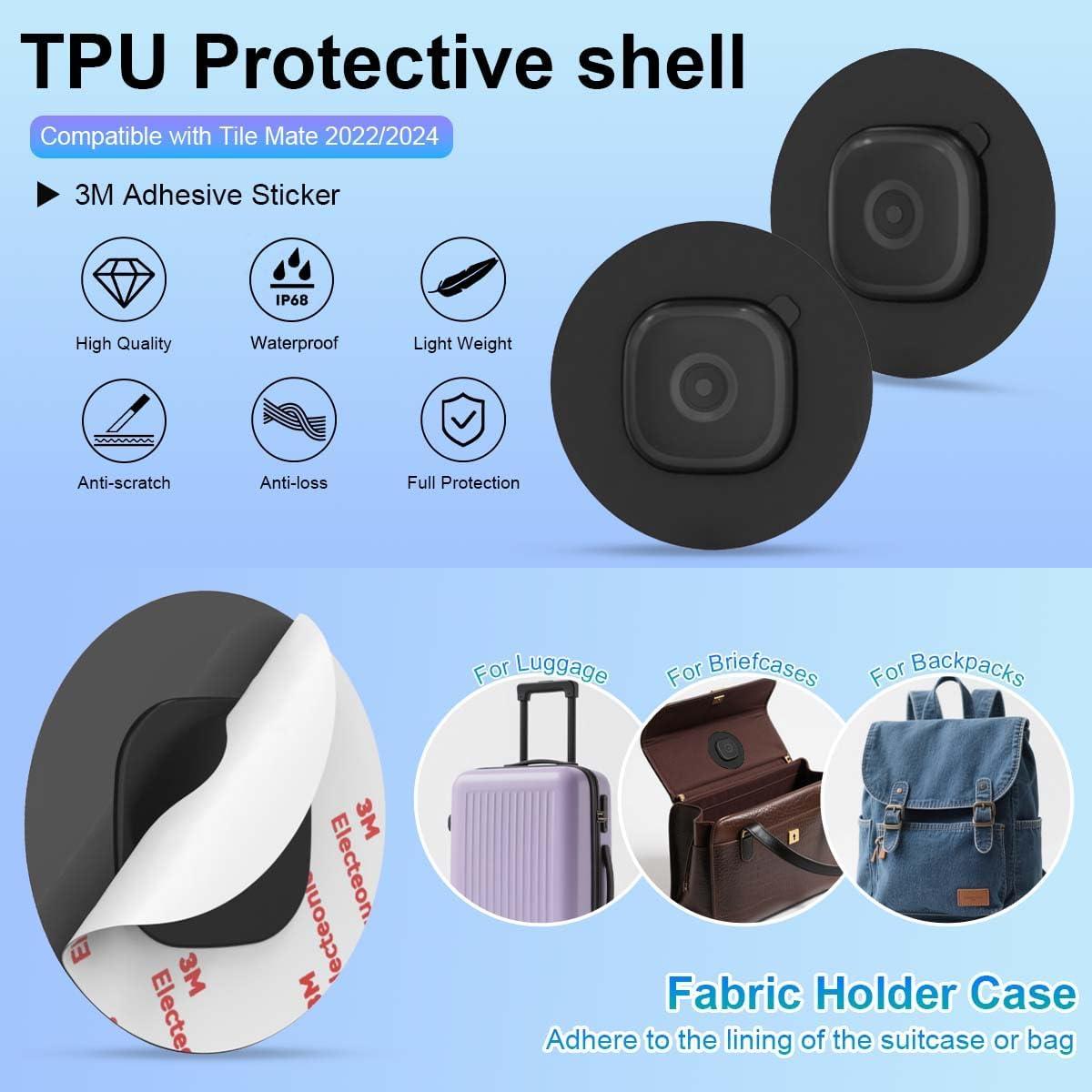 Funda Impermeable para Tile Mate 2024 - 2 Piezas FGERWZ