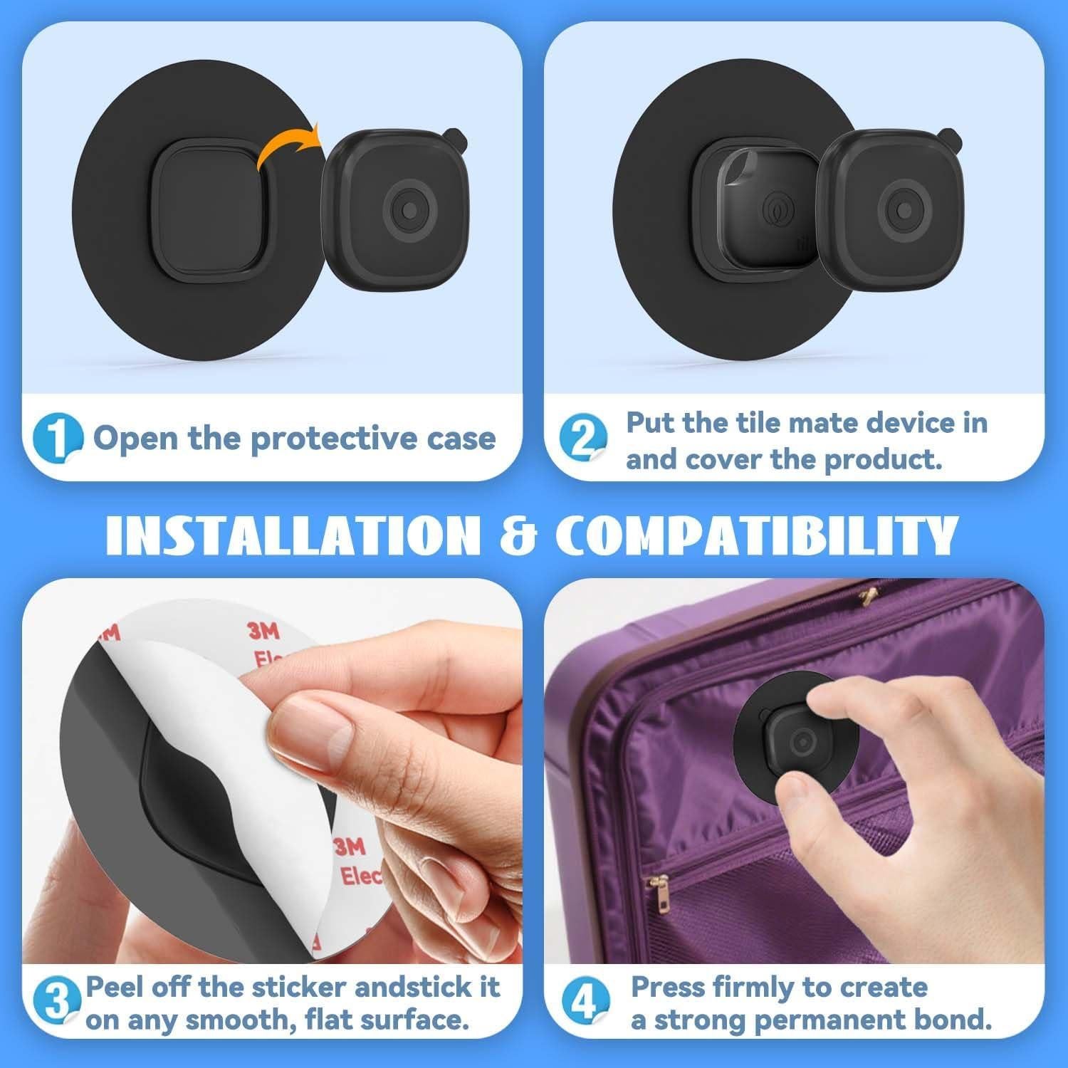 Funda Impermeable para Tile Mate 2024 - 2 Piezas FGERWZ