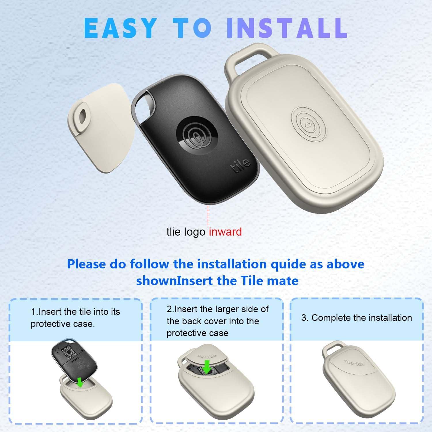 Funda de Silicona Impermeable para Tile Pro 2024 - 4 Piezas