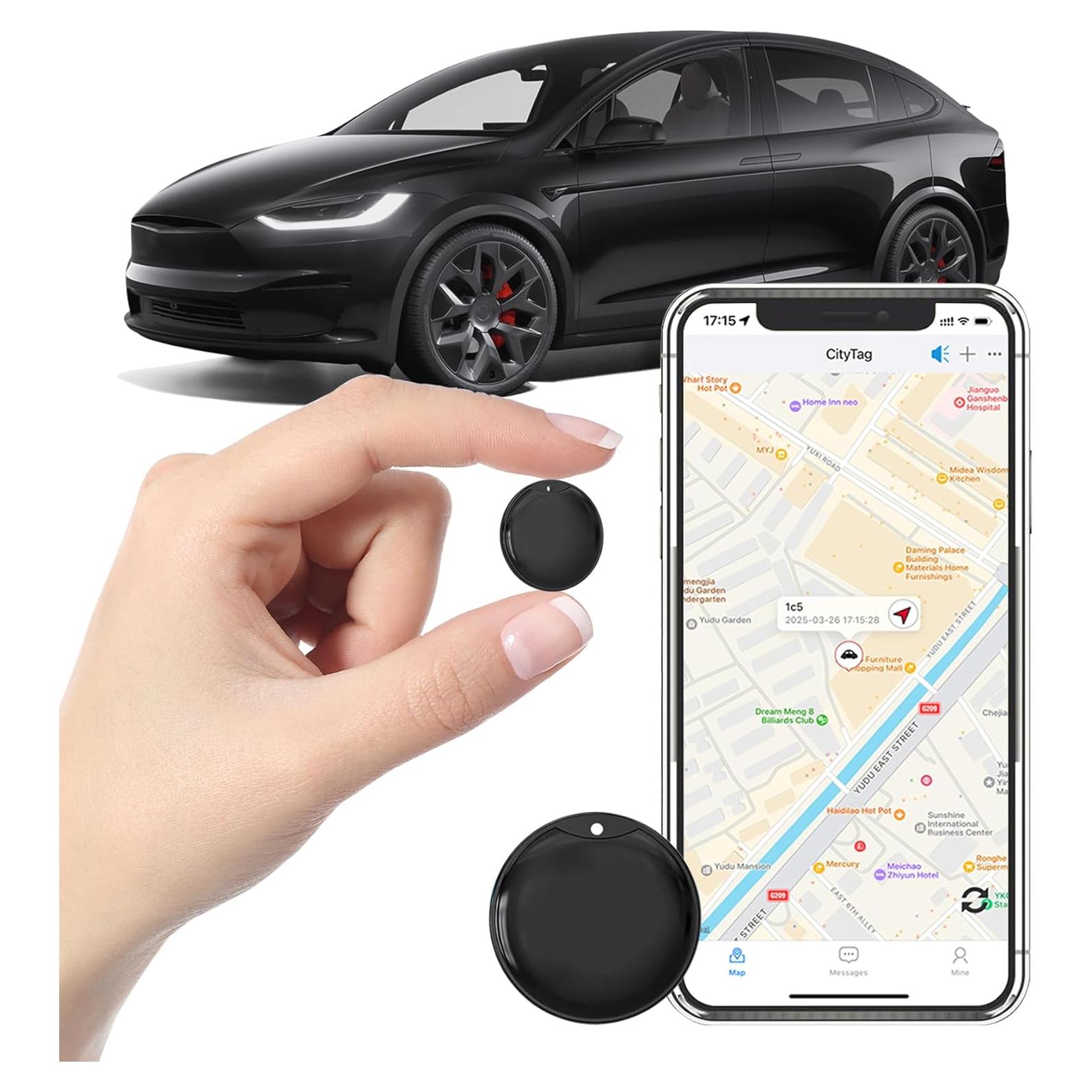 Rastreador GPS Bluetooth Icehar S6 - Sin Suscripción, Compacto