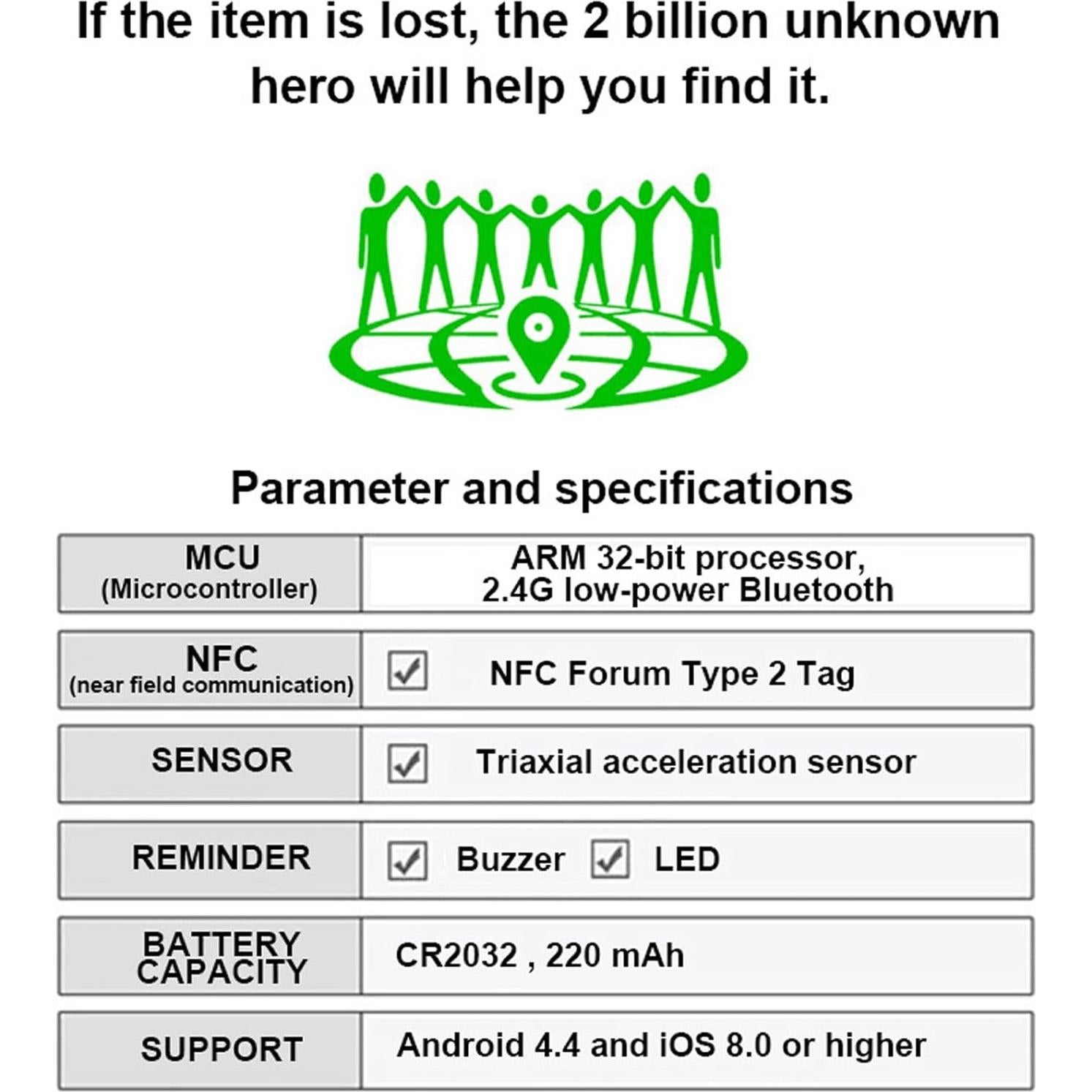 Rastreador GPS Bluetooth Icehar S6 - Sin Suscripción, Compacto